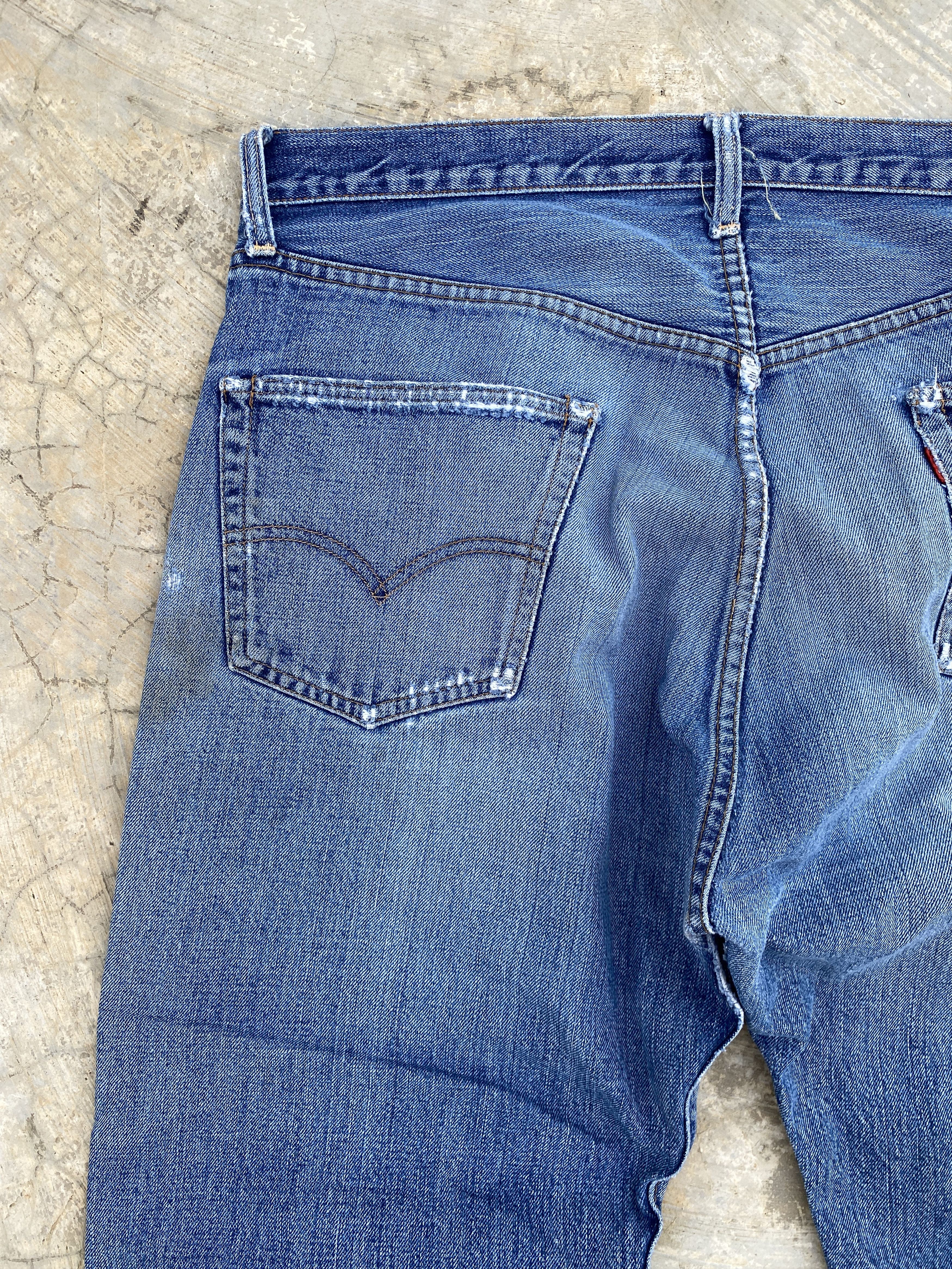 Levi's Vintage 70s Levis 501 Big E #2 Redline Selvedge Jeans Size US 36 / EU 52 - 8 Thumbnail