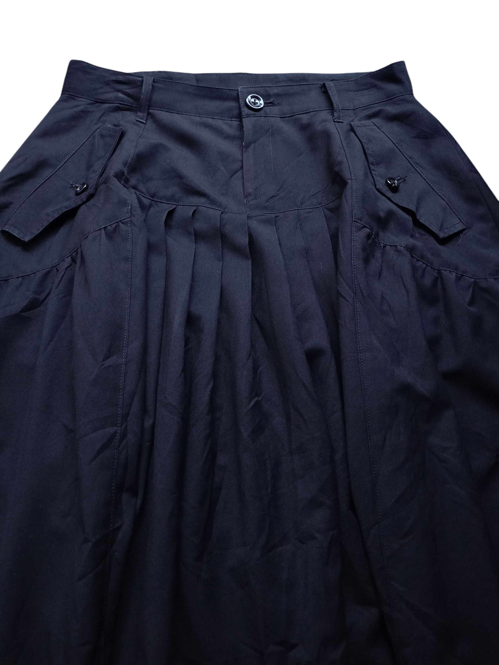 Japanese Brand 2000s Gadged Grow Sarouel Pants style Comme des garcons Size 29" - 3 Thumbnail