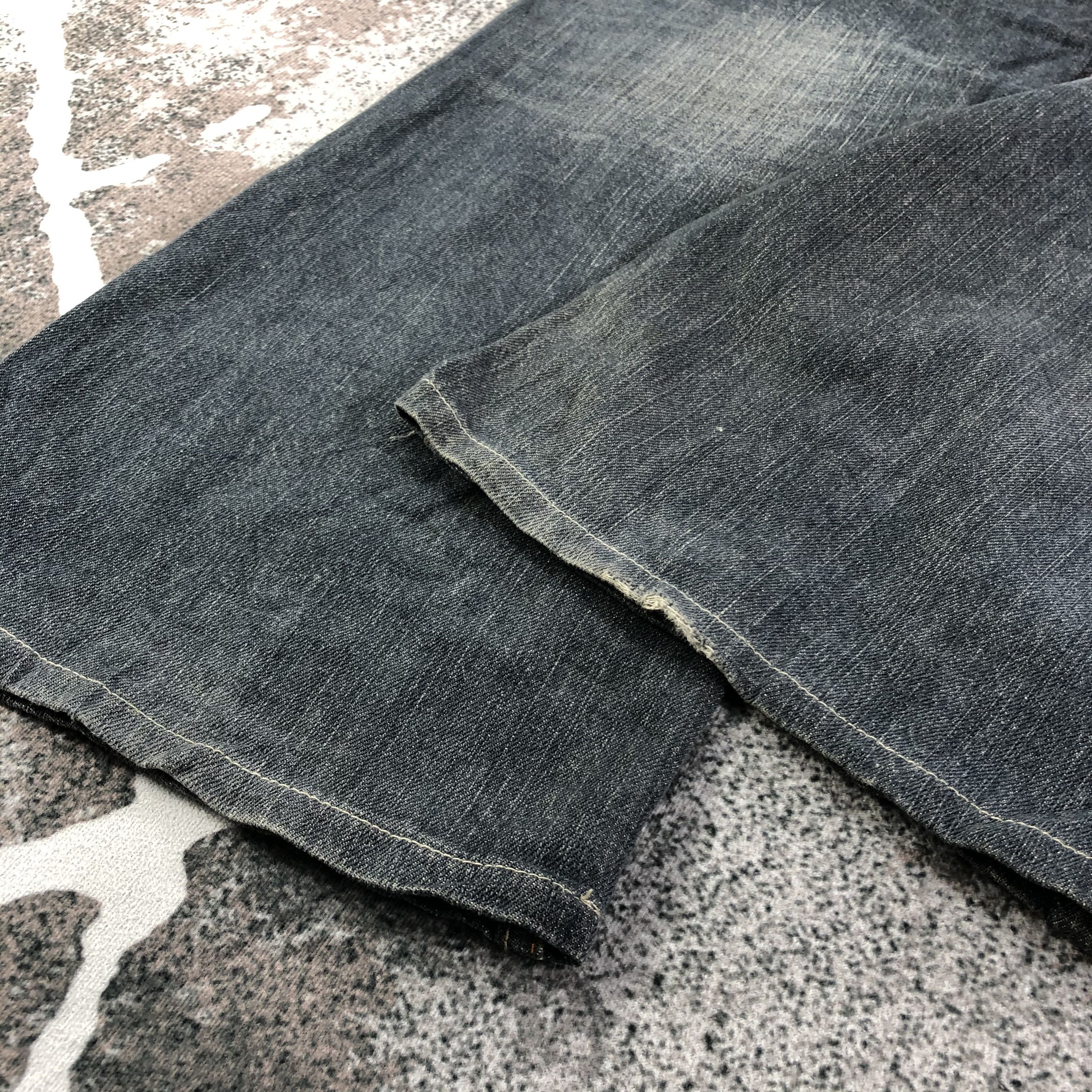 Japanese Brand Root Three Jeans Rusty Blue Patchwork Denim KJ1833 Size US 34 / EU 50 - 6 Thumbnail