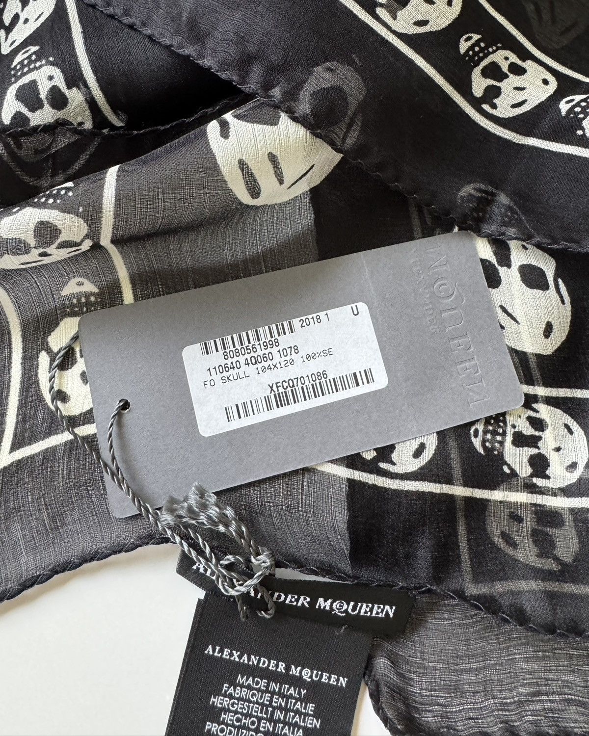 Alexander McQueen Alexander McQueen Skull Scarf Size ONE SIZE - 8 Thumbnail