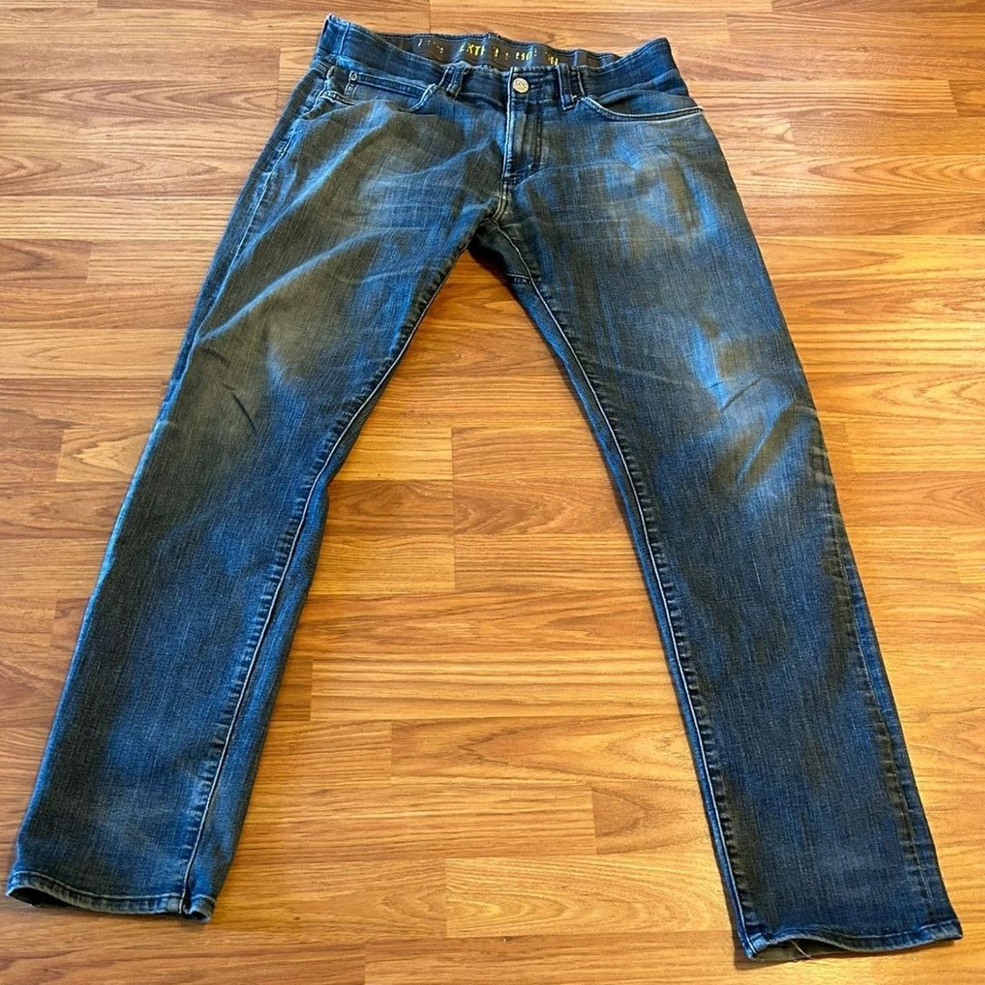Lee Vintage Lee Extreme Motion Acid Wash Jeans - Men's 32x32 Size US 32 / EU 48 - 2 Thumbnail
