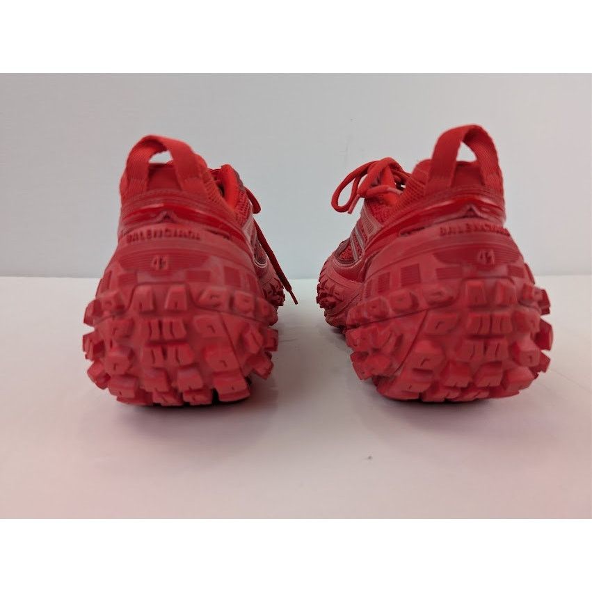 Balenciaga o1rshd1 Bouncer / Defender Sneaker in Red / Black Size US 8 / EU 41 - 11 Thumbnail