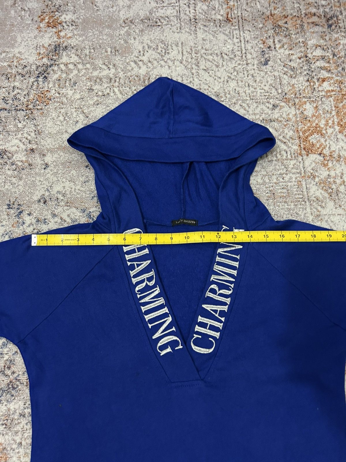 If Six Was Nine × Japanese Brand × Le Grande Bleu (L.G.B.) Lazy Daisy Croos Poem Hoodie Size US M / EU 48-50 / 2 - 14 Thumbnail