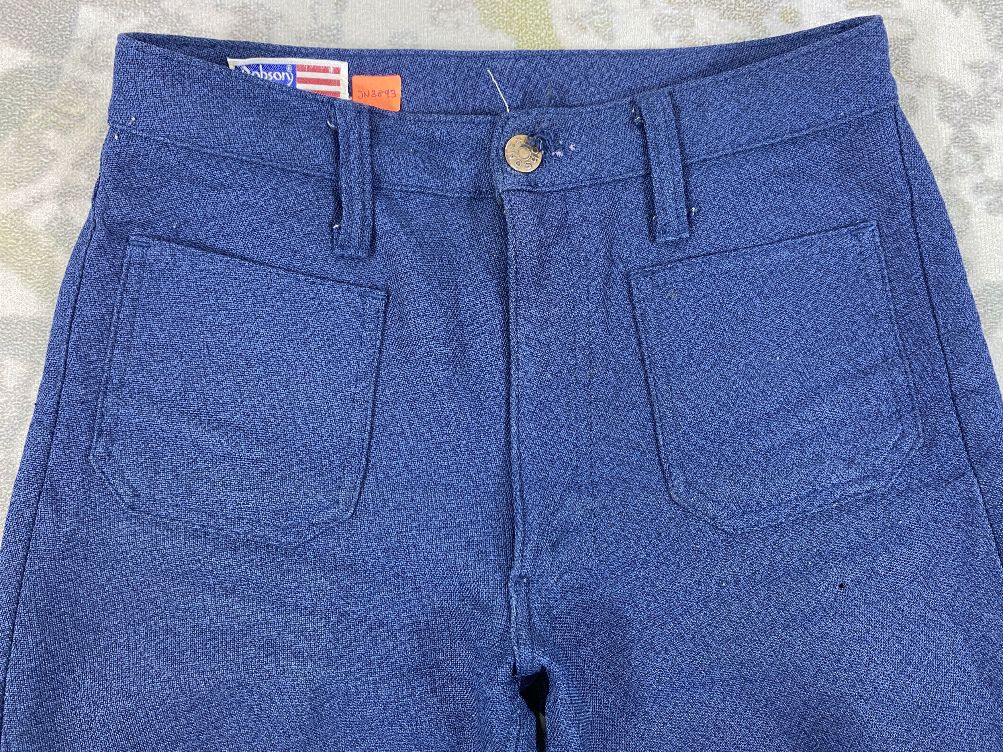 Japanese Brand Vintage Bobson Bush Pants Flare 26x27 Denim- JN3893 Size 26" / US 2 / IT 38 - 3 Thumbnail