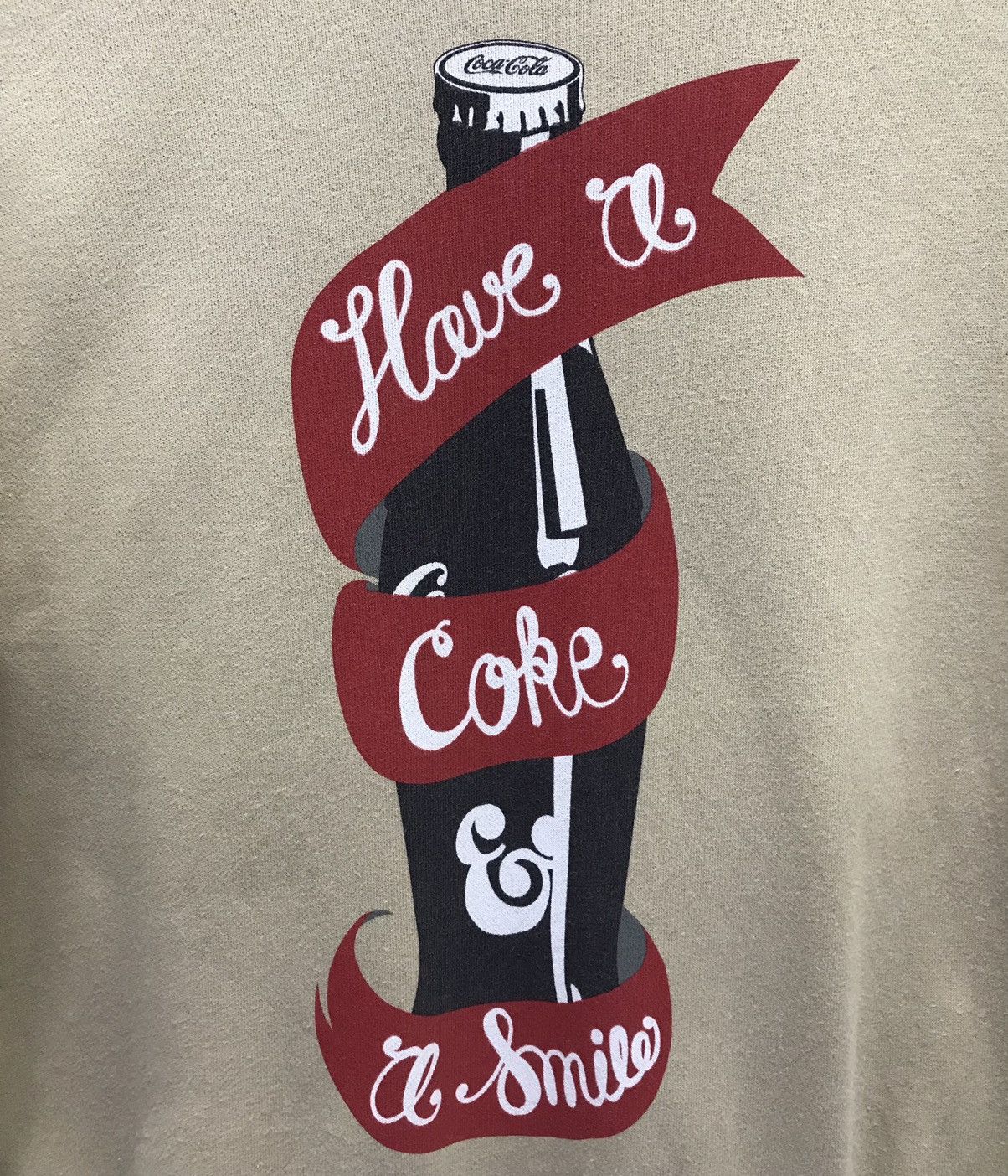 Coca Cola × Uniqlo × Vintage Vintage Uniqlo Coca Cola Have A Coke A Smile Sweatshirt Size US M / EU 48-50 / 2 - 3 Thumbnail