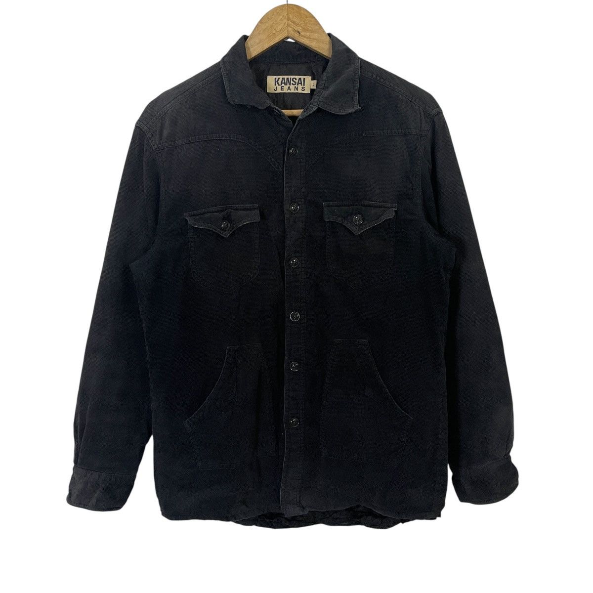 Kansai Yamamoto Vintage Kansai Jeans Corduroy Jacket Size US M / EU 48-50 / 2 - 1 Thumbnail