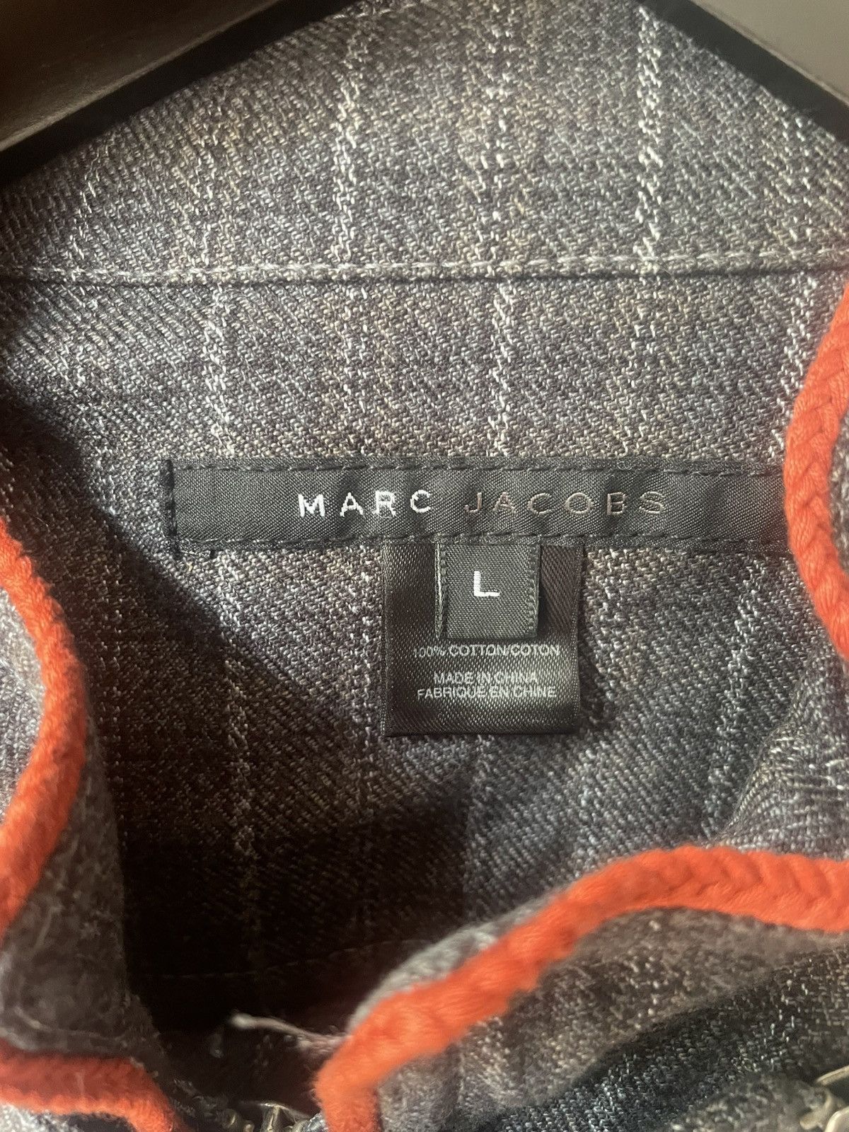 Marc Jacobs Marc Jacobs Vintage Plaid Denim Zipper Men’s Jacket 2005 Size US M / EU 48-50 / 2 - 11 Thumbnail
