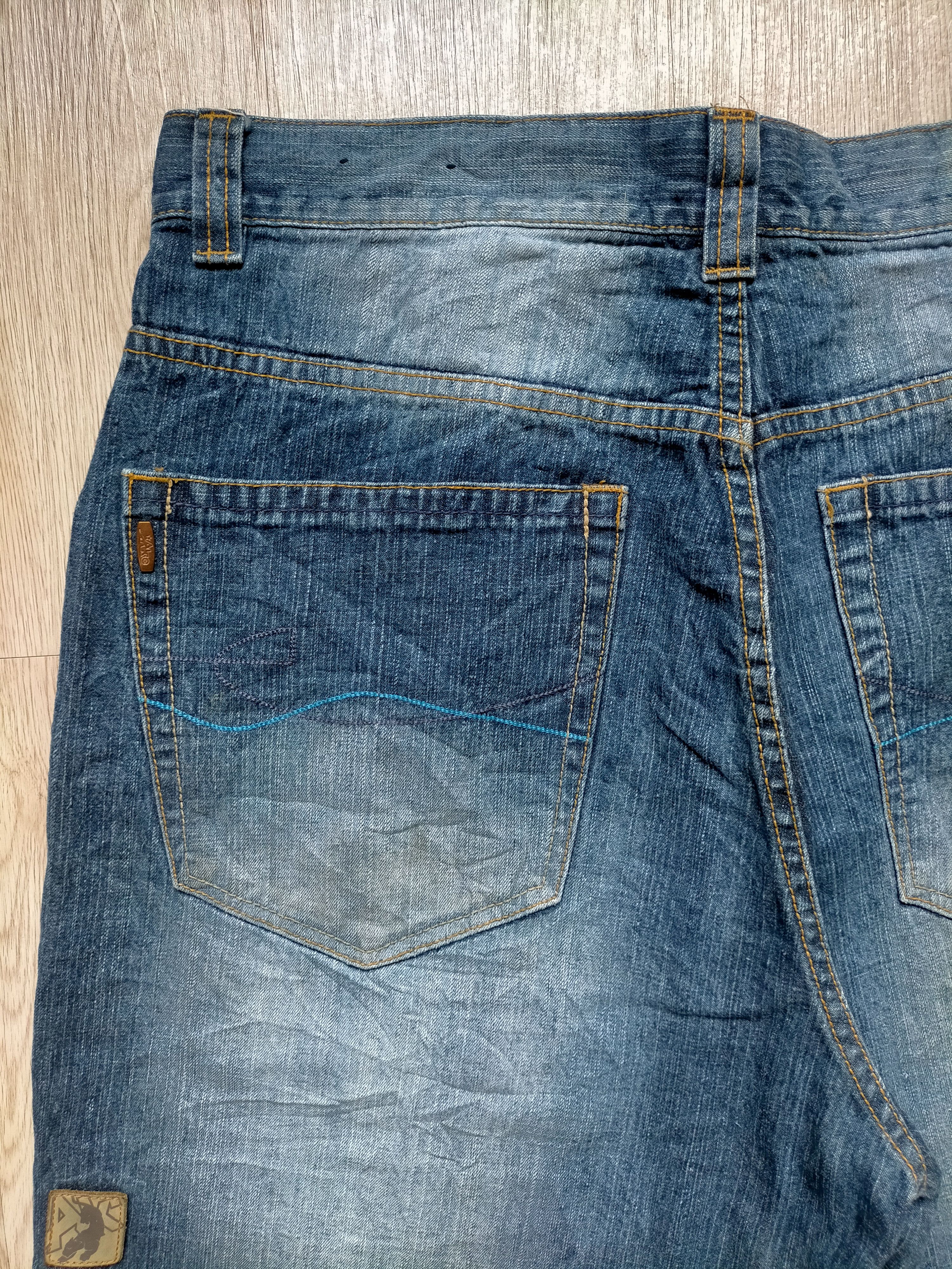 JNCO × Japanese Brand Akcess Baggy Vtg 90s Hip Hop Skate Style Denim Size US 34 / EU 50 - 12 Thumbnail