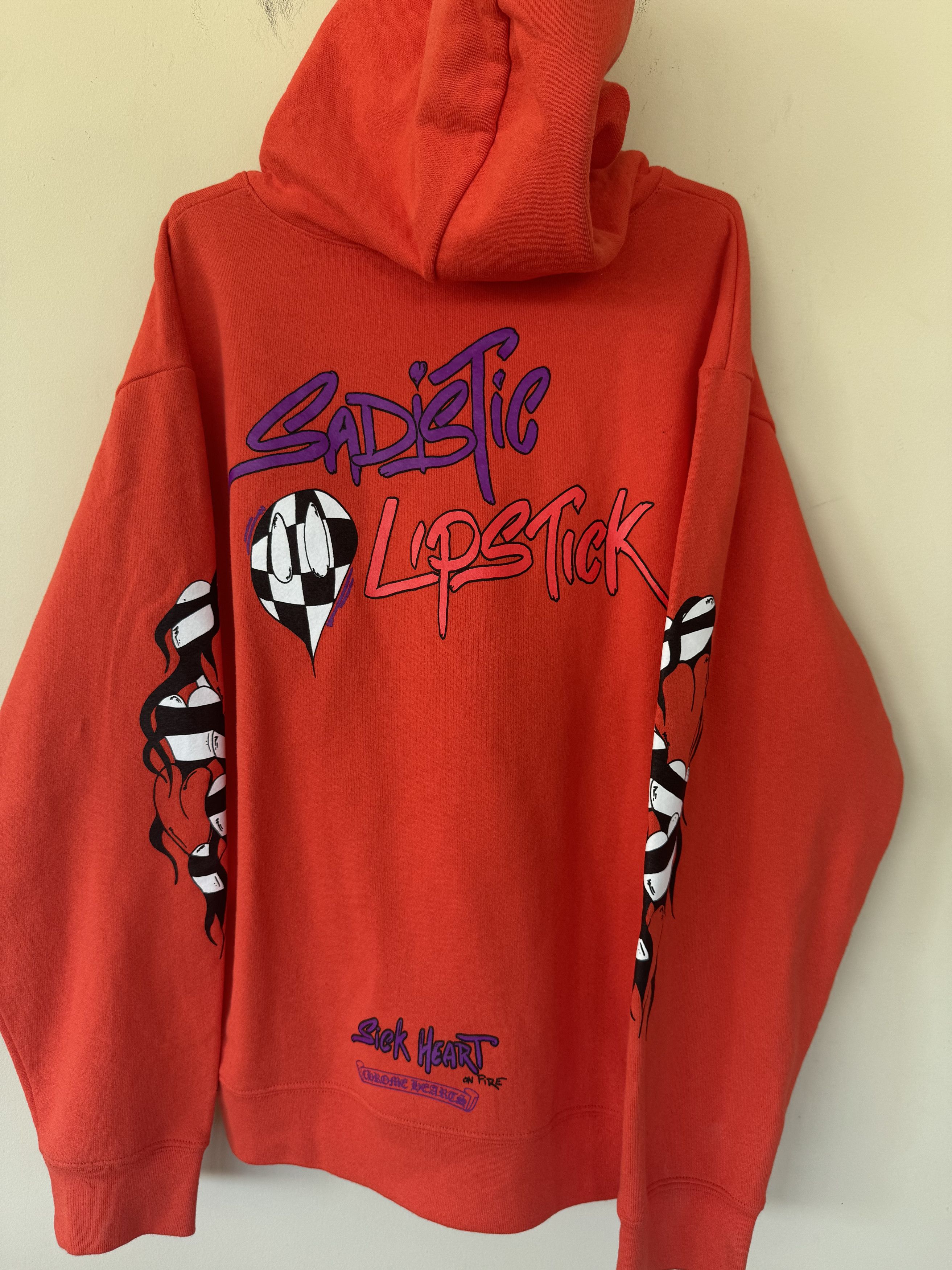 Chrome Hearts CH Sadistic Lipstick Hoodie Size US L / EU 52-54 / 3 - 2 Thumbnail