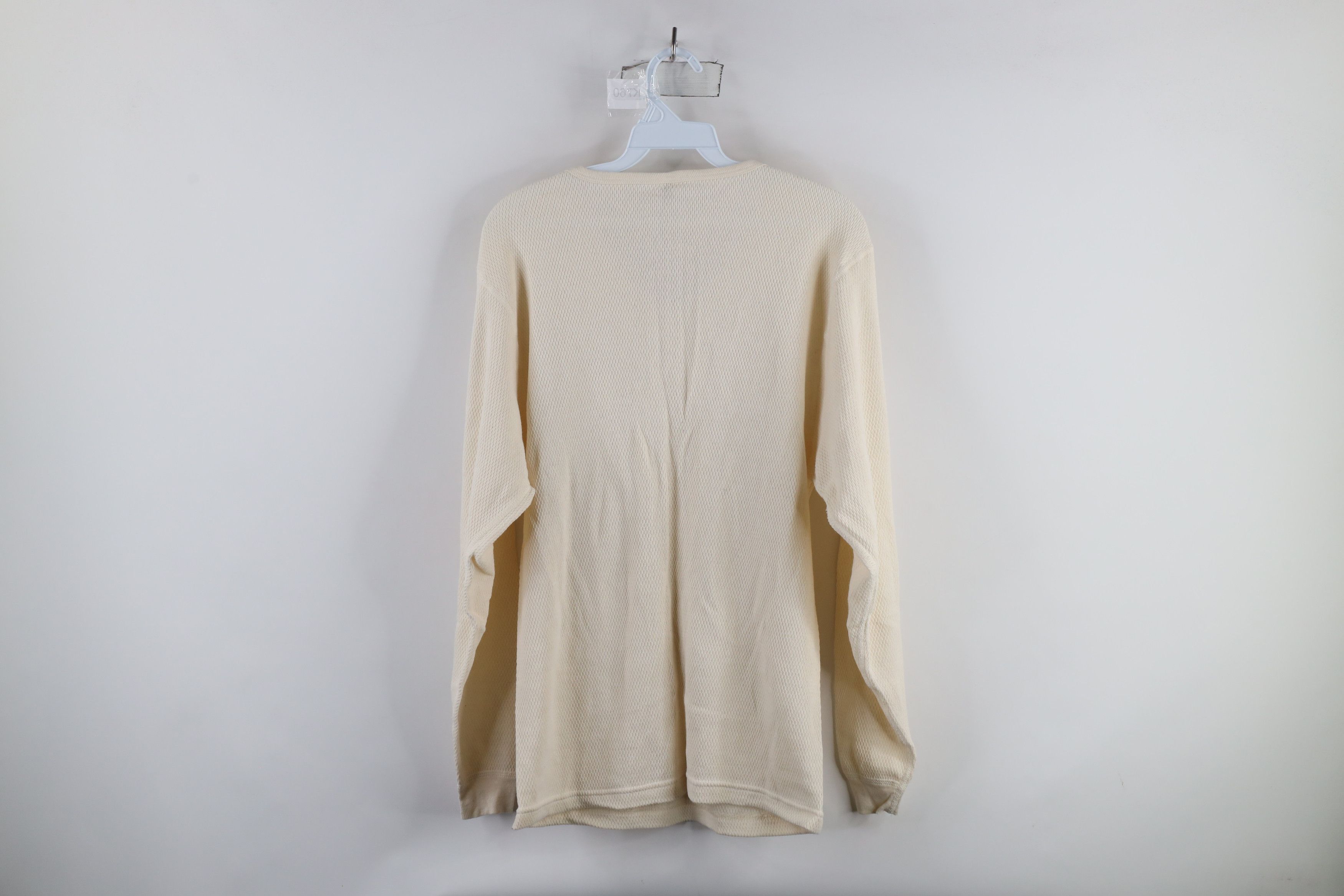 Vintage Vintage 90s Streetwear Thermal Waffle Knit T-Shirt USA Size XL / US 12-14 / IT 48-50 - 7 Thumbnail