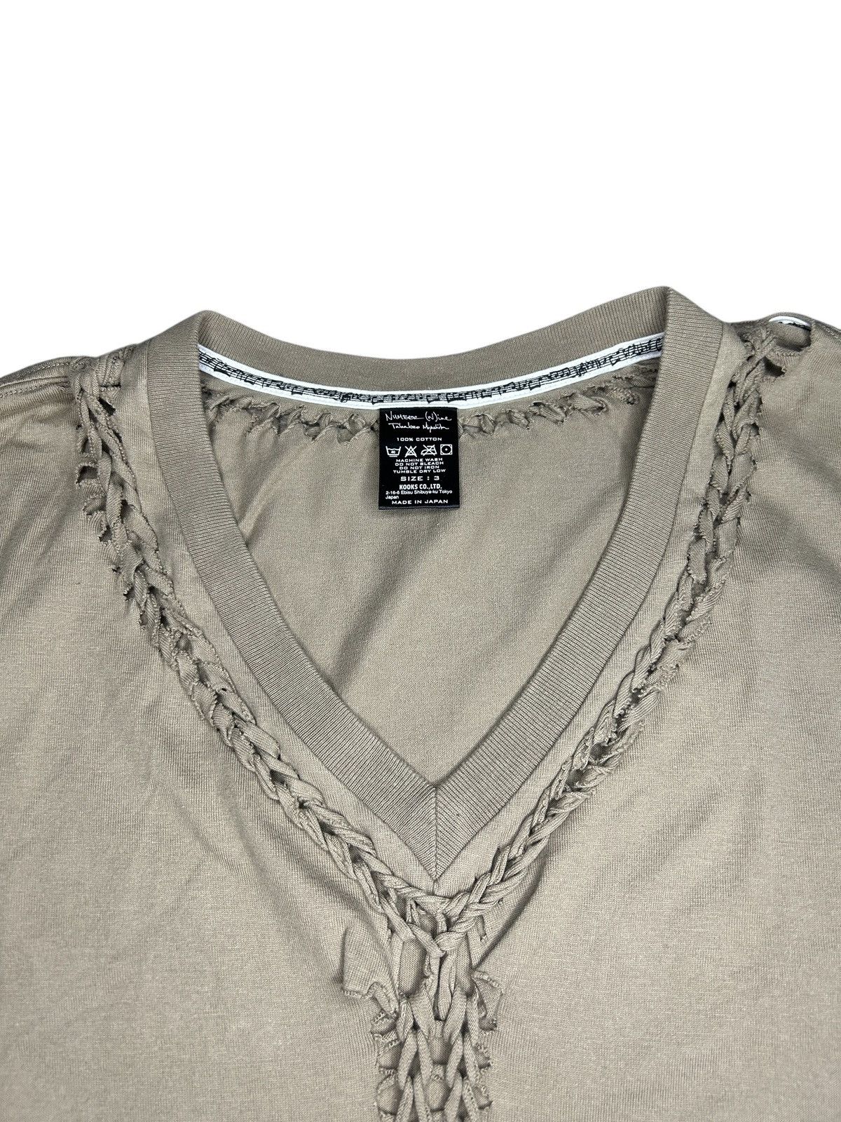 Number (N)ine S/S 07 Braided T-Shirt Size US L / EU 52-54 / 3 - 2 Thumbnail