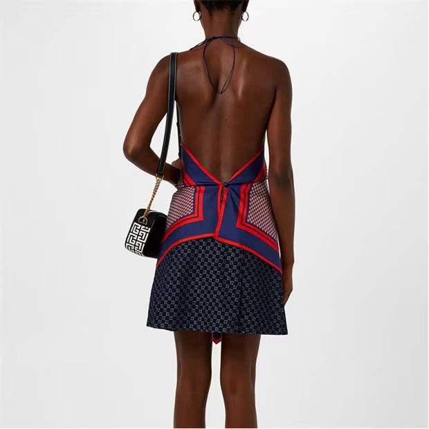 Balmain o1g2r1mq0924 Scarf Top in Multicolor Size S / US 4 / IT 40 - 5 Thumbnail