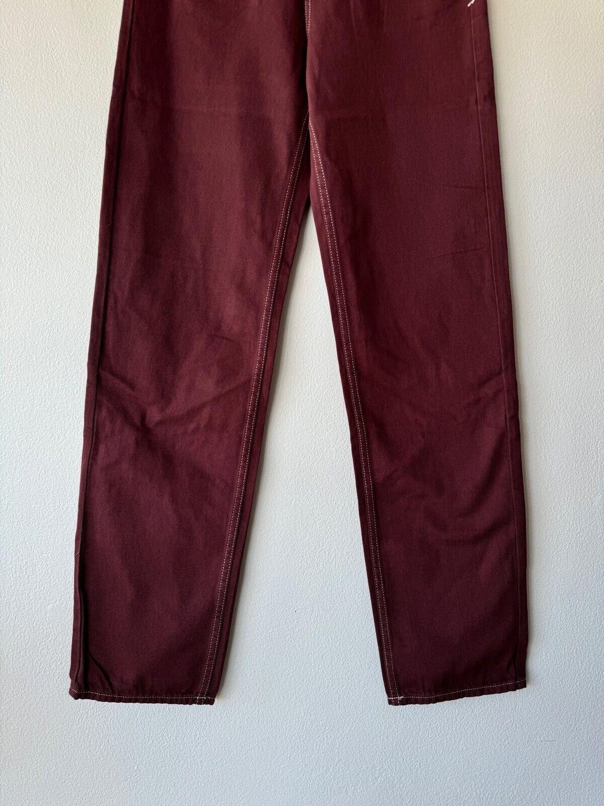 Ksubi new Ksubi womens denim jean playback burgundy red xs 24 6 Size 24" / US 00 / IT 34 - 3 Thumbnail