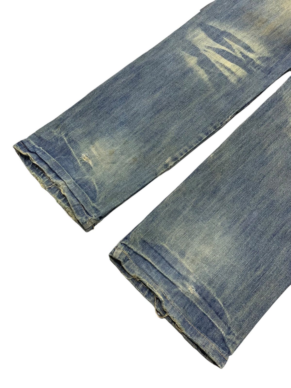 Hysteric Glamour Gumu Japan Boro Patchwork Mud Denim Jeans Size US 32 / EU 48 - 12 Thumbnail