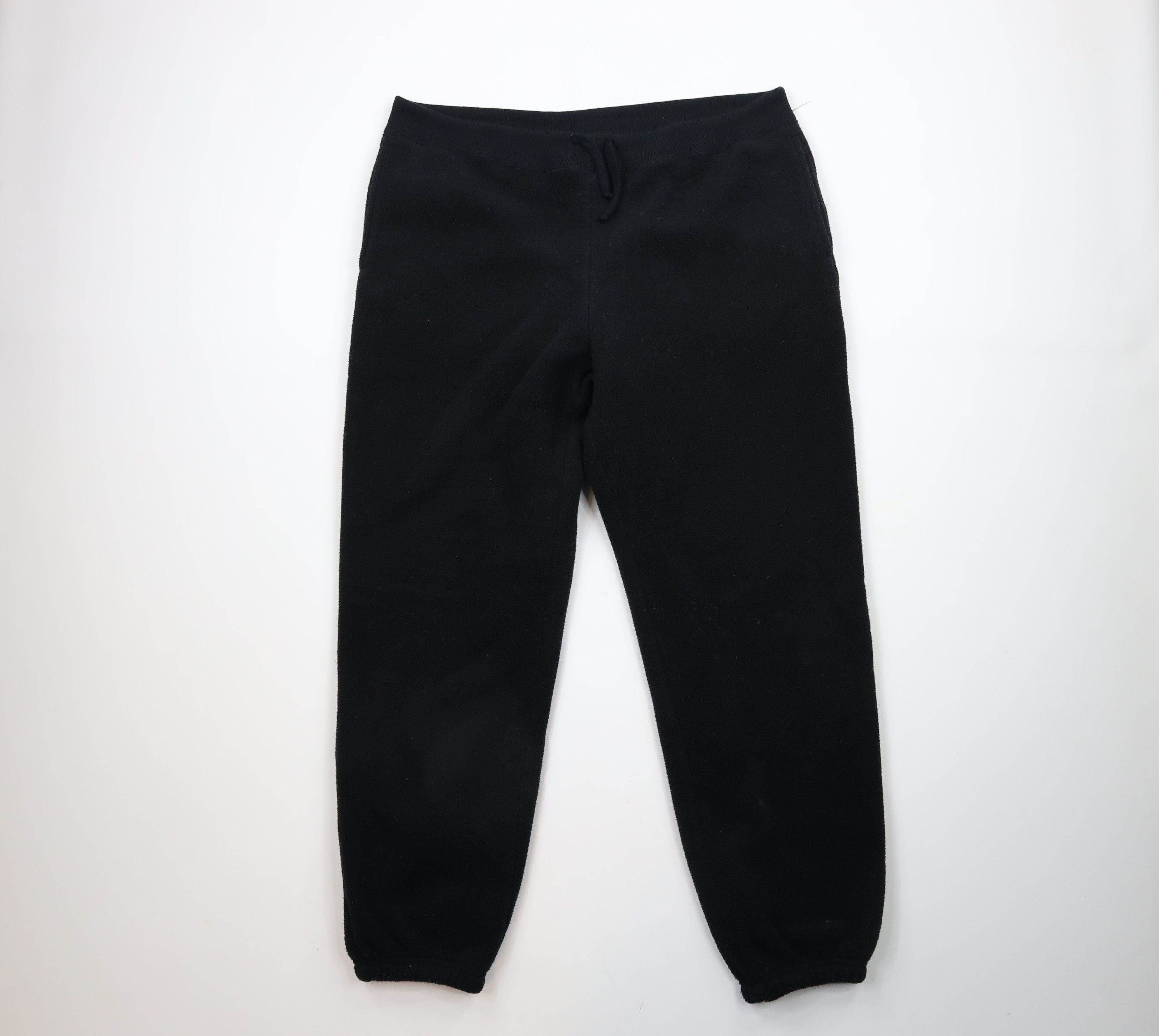 Lands' End × Vintage Vintage 90s Lands End Thick Fleece Sweatpants Joggers USA Size US 36 / EU 52 - 1 Thumbnail