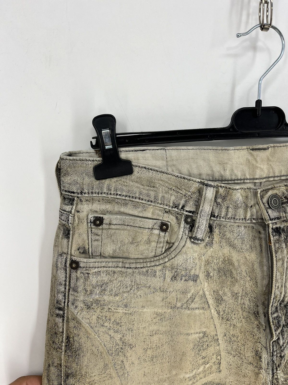 Levi's × Levi's Vintage Clothing Vintage Levis 511 Beige Dirty Jeans Levi's Faded Denim Size US 33 - 12 Thumbnail