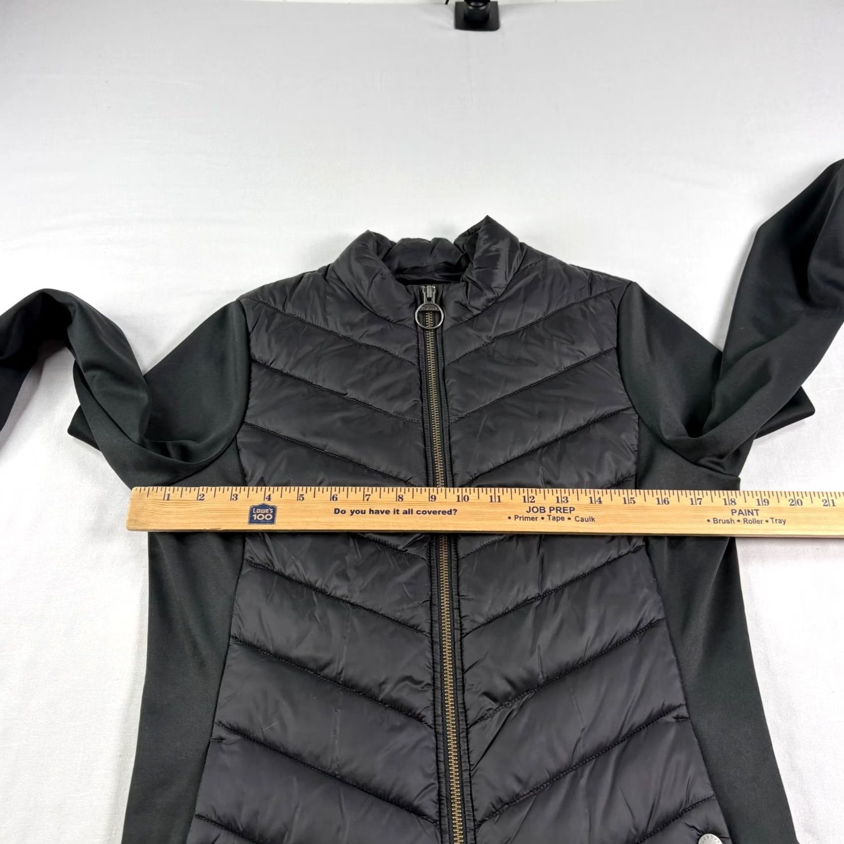 Barbour Barbour Jacket Womens Size 6 Black Quilted Hargate Sweat Full Zip Coat Size M / US 6-8 / IT 42-44 - 7 Thumbnail