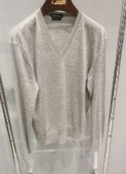 image of Tom Ford O1Loc1C0224 Tfk100Sz Knitwear In Gray in Grey, Men's (Size Medium)