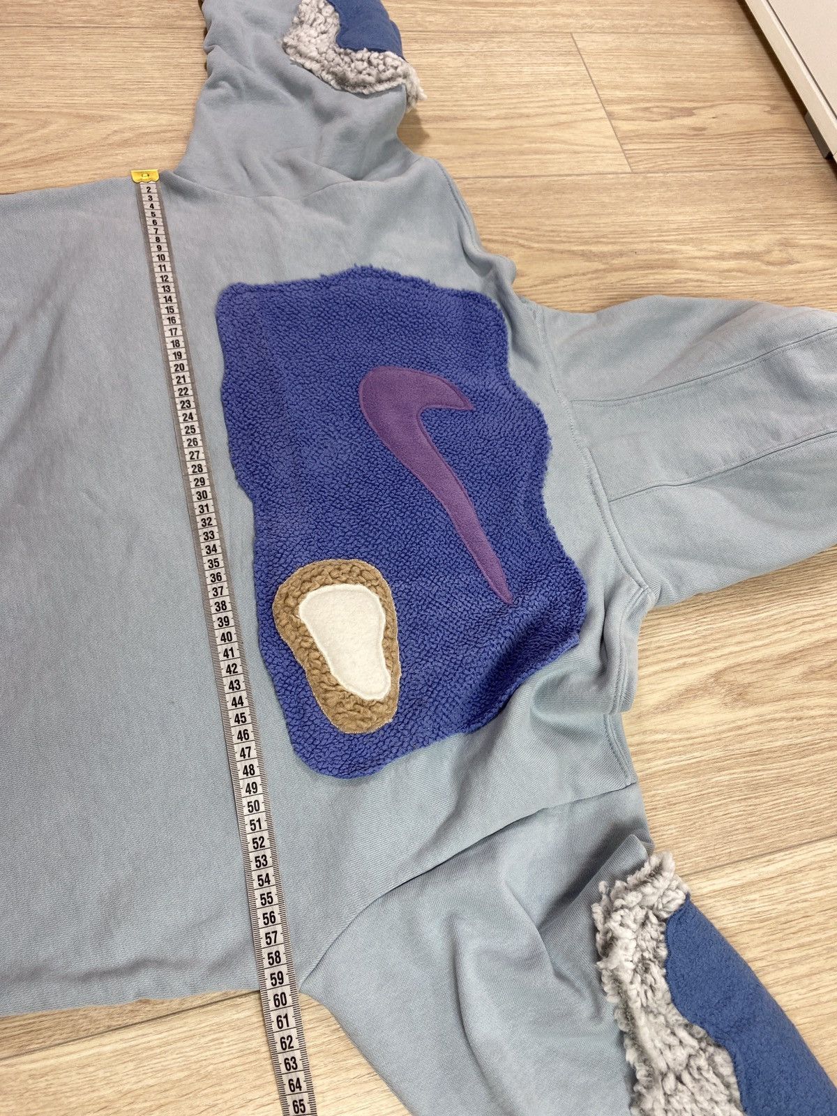 Nike × Vintage Vintage Nike Custom UFO Center Swoosh Oversize Hoodie Y2K UK Size US L / EU 52-54 / 3 - 11 Thumbnail