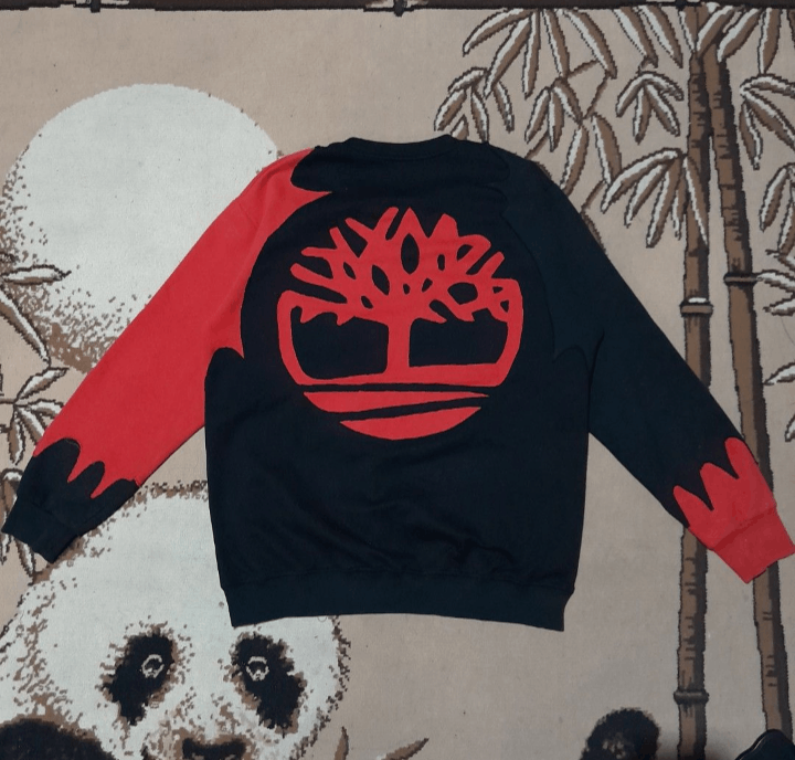 Timberland Timberland Reworked Sweatshirt Crewneck Sweater Size US L / EU 52-54 / 3 - 6 Thumbnail