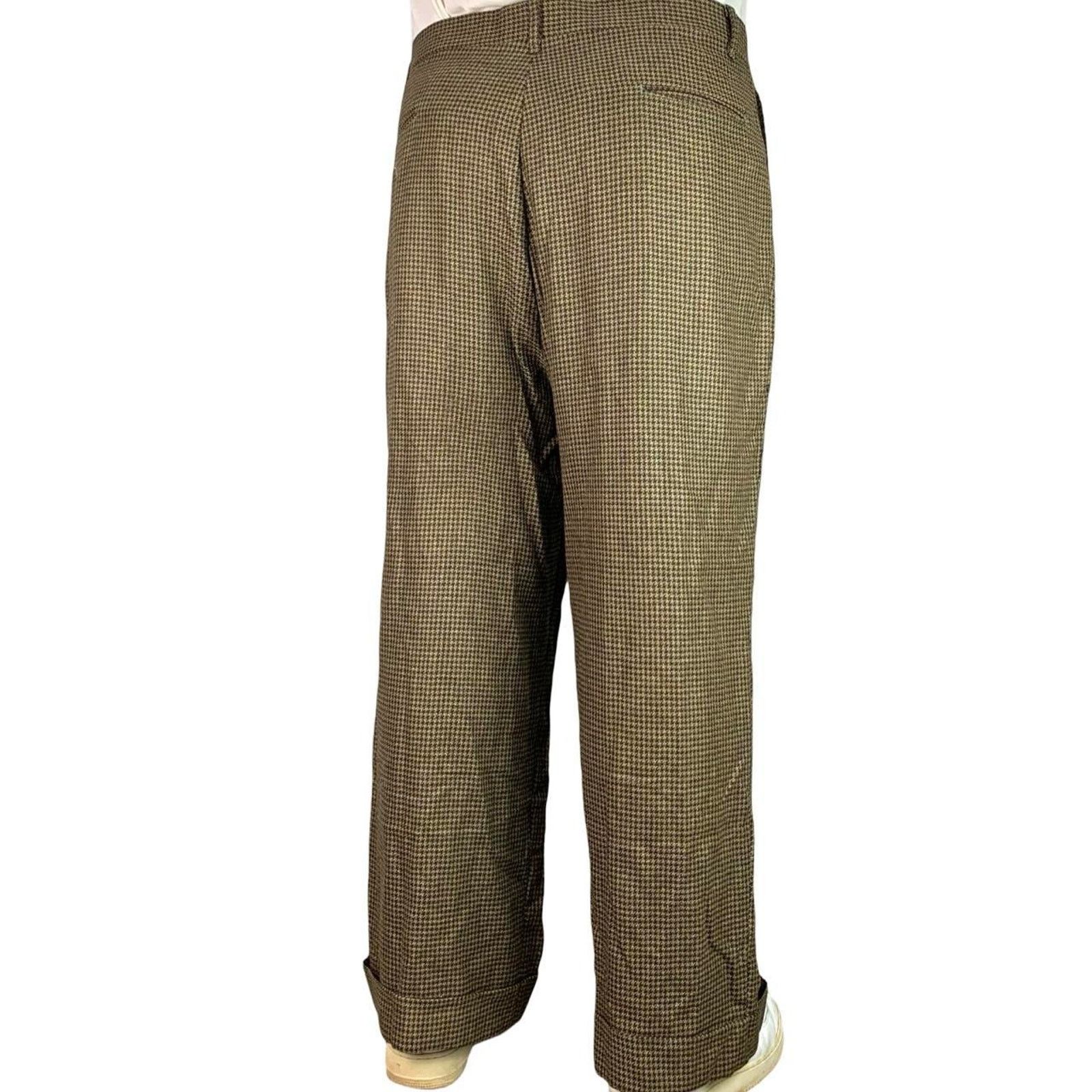Vintage Vintage 90s Checkered Baggy Dress Pants Size US 38 / EU 54 - 4 Thumbnail