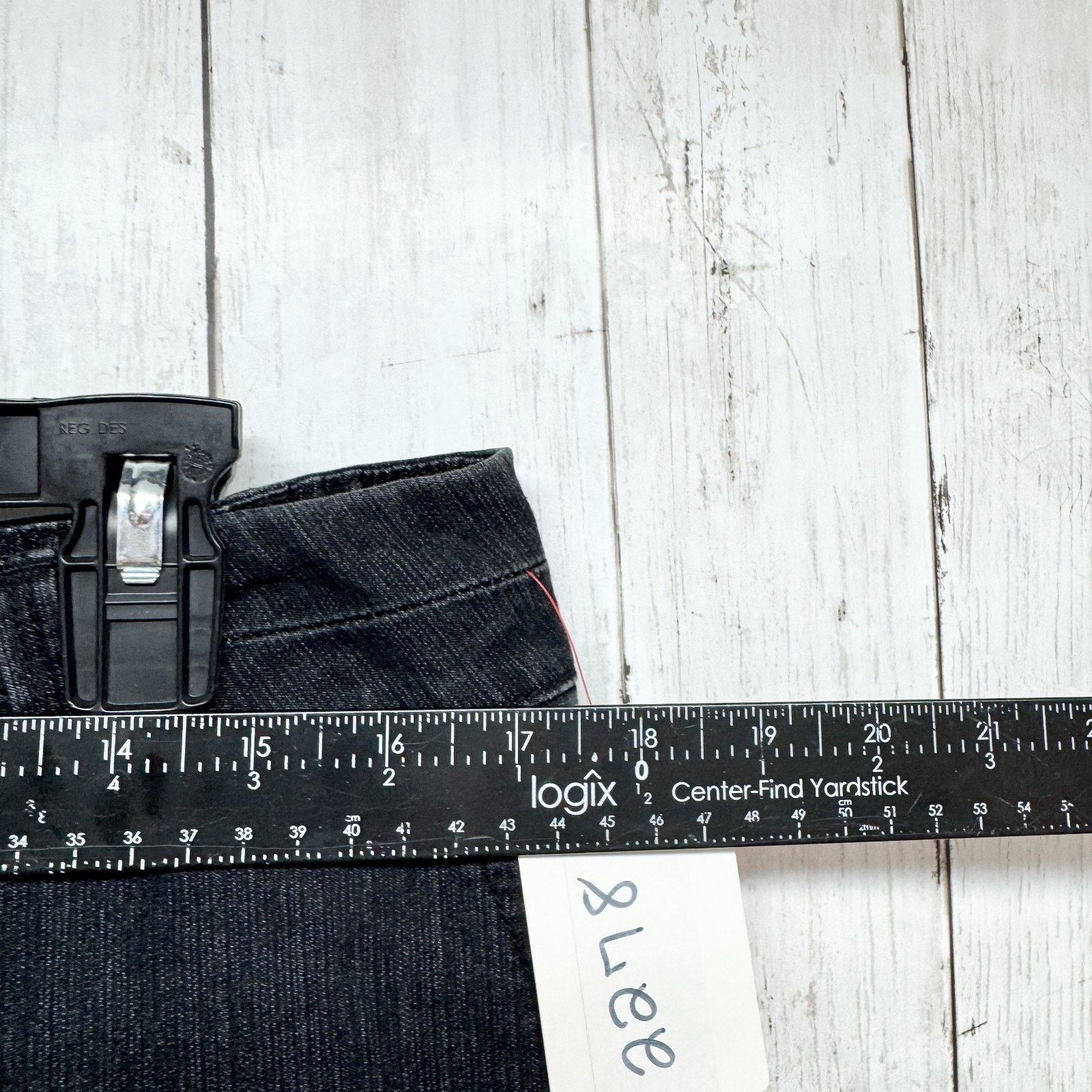 Coldwater Creek Coldwater Creek Pants P14 Black Denim Wide Flared Leg Jeans Size 35" - 5 Thumbnail