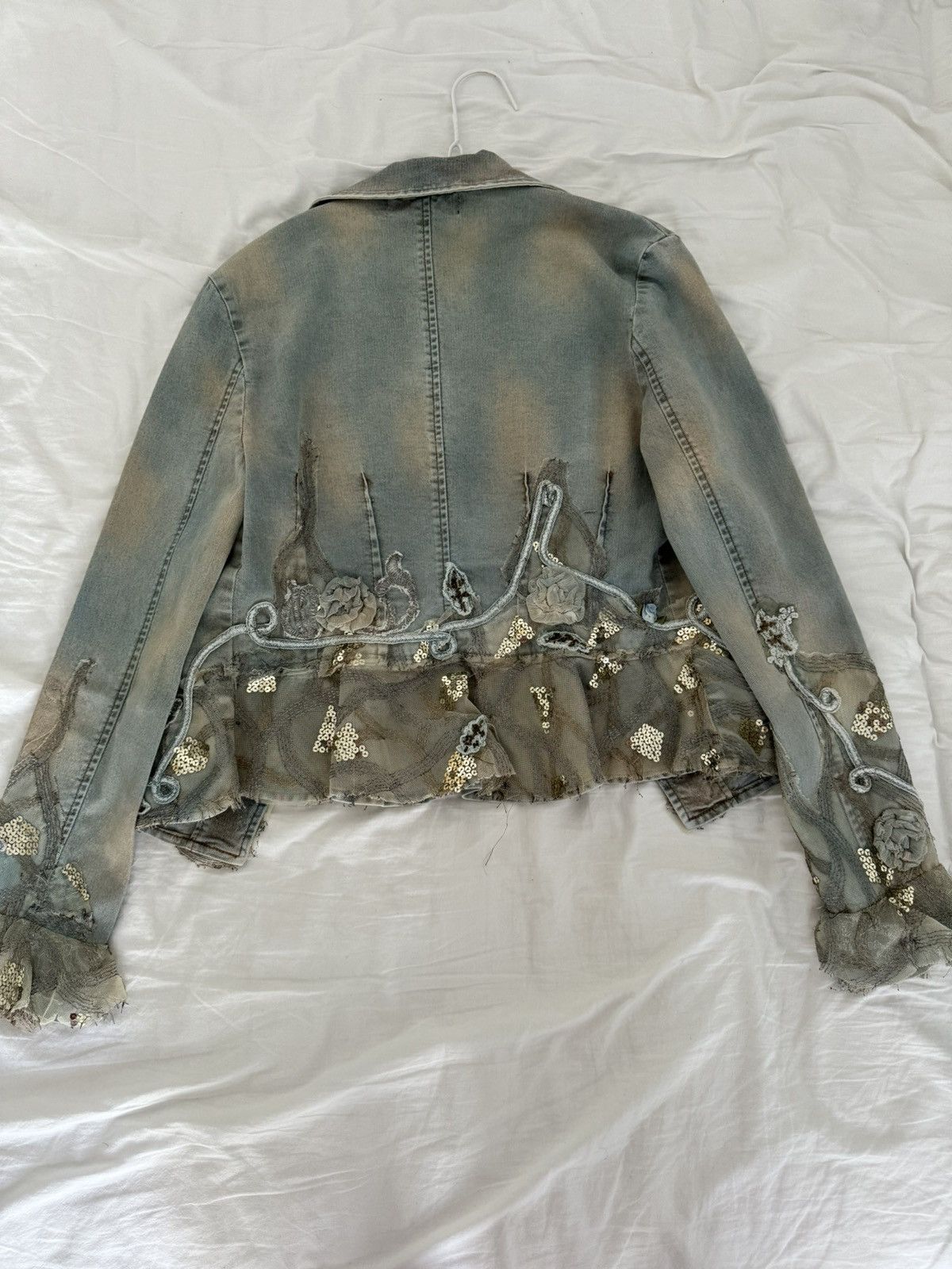 Vintage Washed Denim Jacket Size S / US 4 / IT 40 - 4 Thumbnail