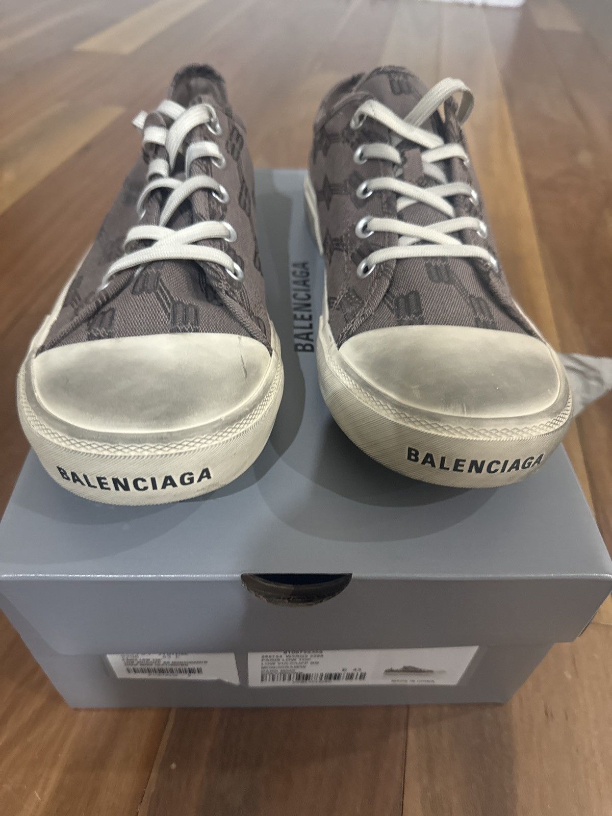 Balenciaga Balenciaga Paris low top monogram sneakers Size US 10 / EU 43 - 5 Thumbnail
