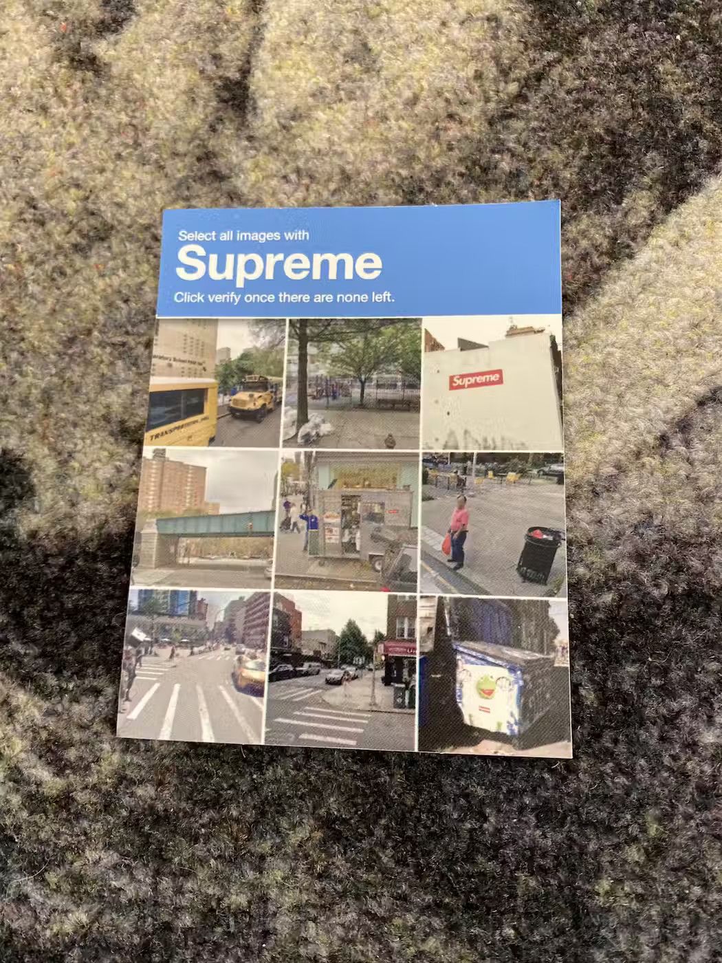Supreme Supreme Captcha Sticker Size ONE SIZE - 1 Preview