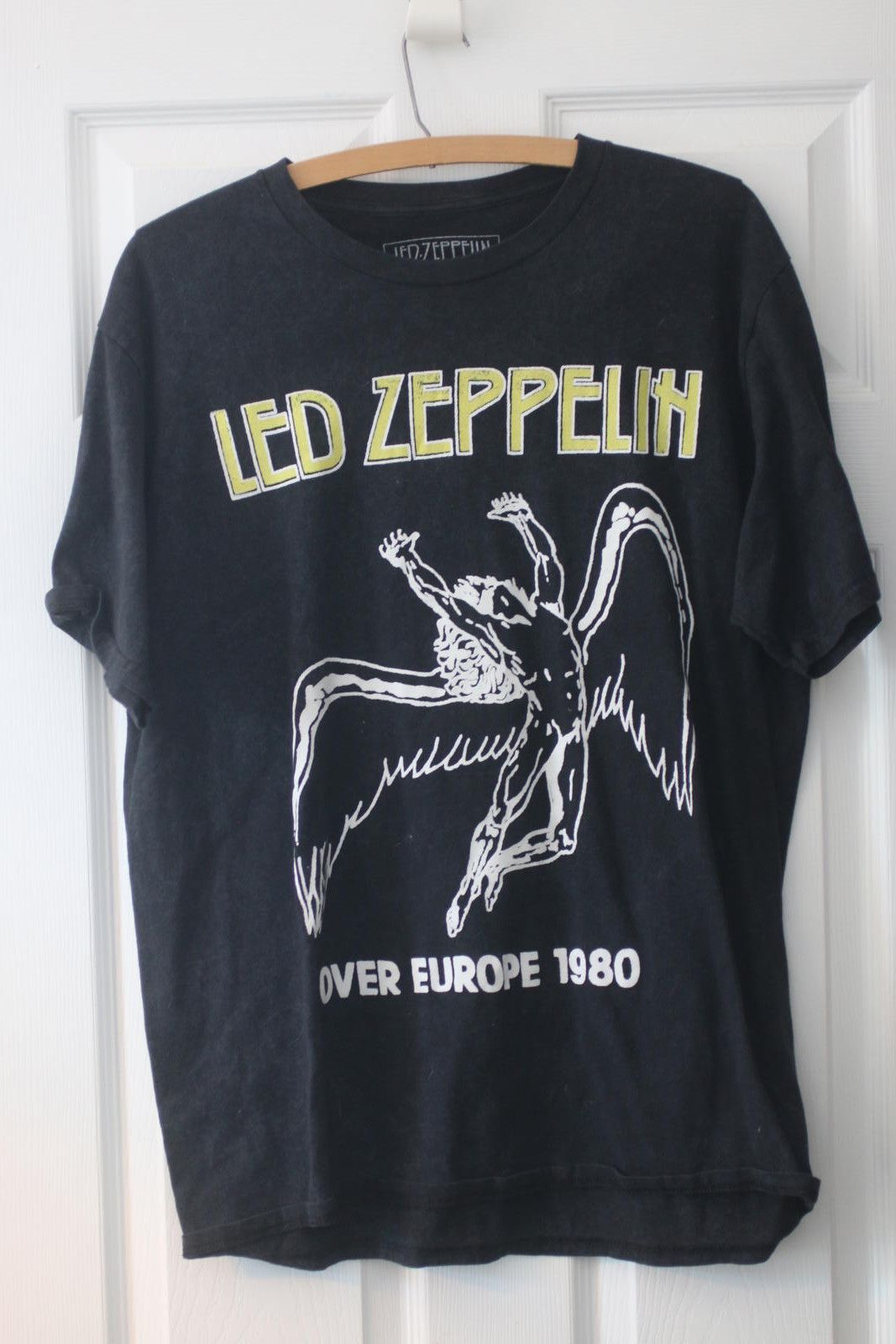 Led Zeppelin Led Zeppelin Over Europe 1980 Vintage Band T-Shirt '22 sizeL Size US L / EU 52-54 / 3 - 1 Thumbnail