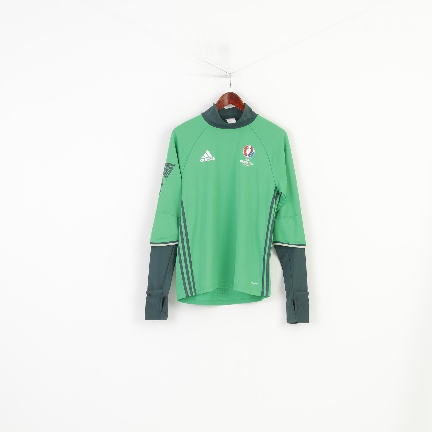 Adidas Adidas Men S Shirt Football Club Green Euro 2006 3386 Size US S / EU 44-46 / 1 - 1 Thumbnail