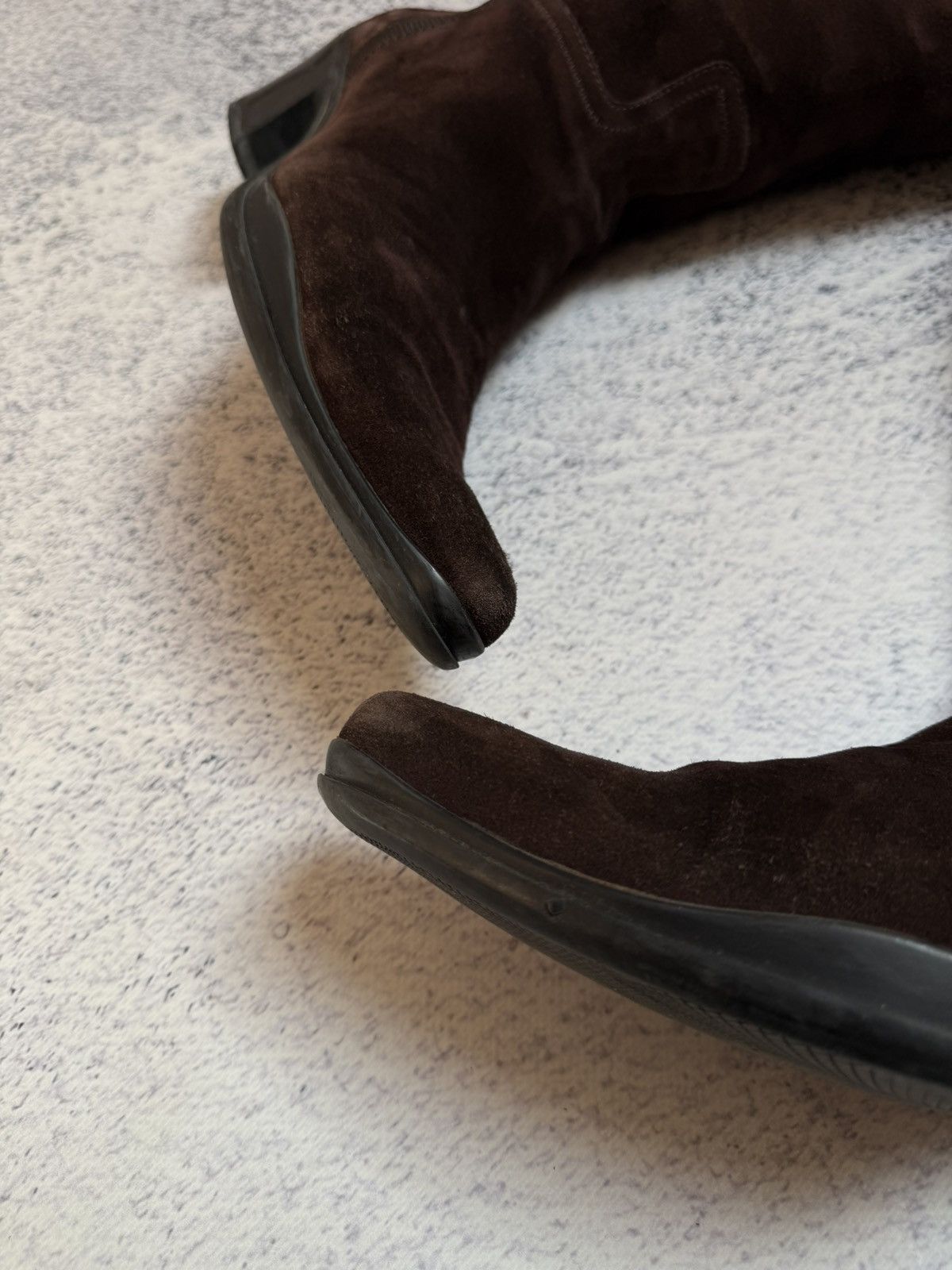 Prada 90s Prada Cowboy Western Suede Brown Boots(Guidi,CCP Style) Size US 7.5 / EU 40-41 - 13 Thumbnail