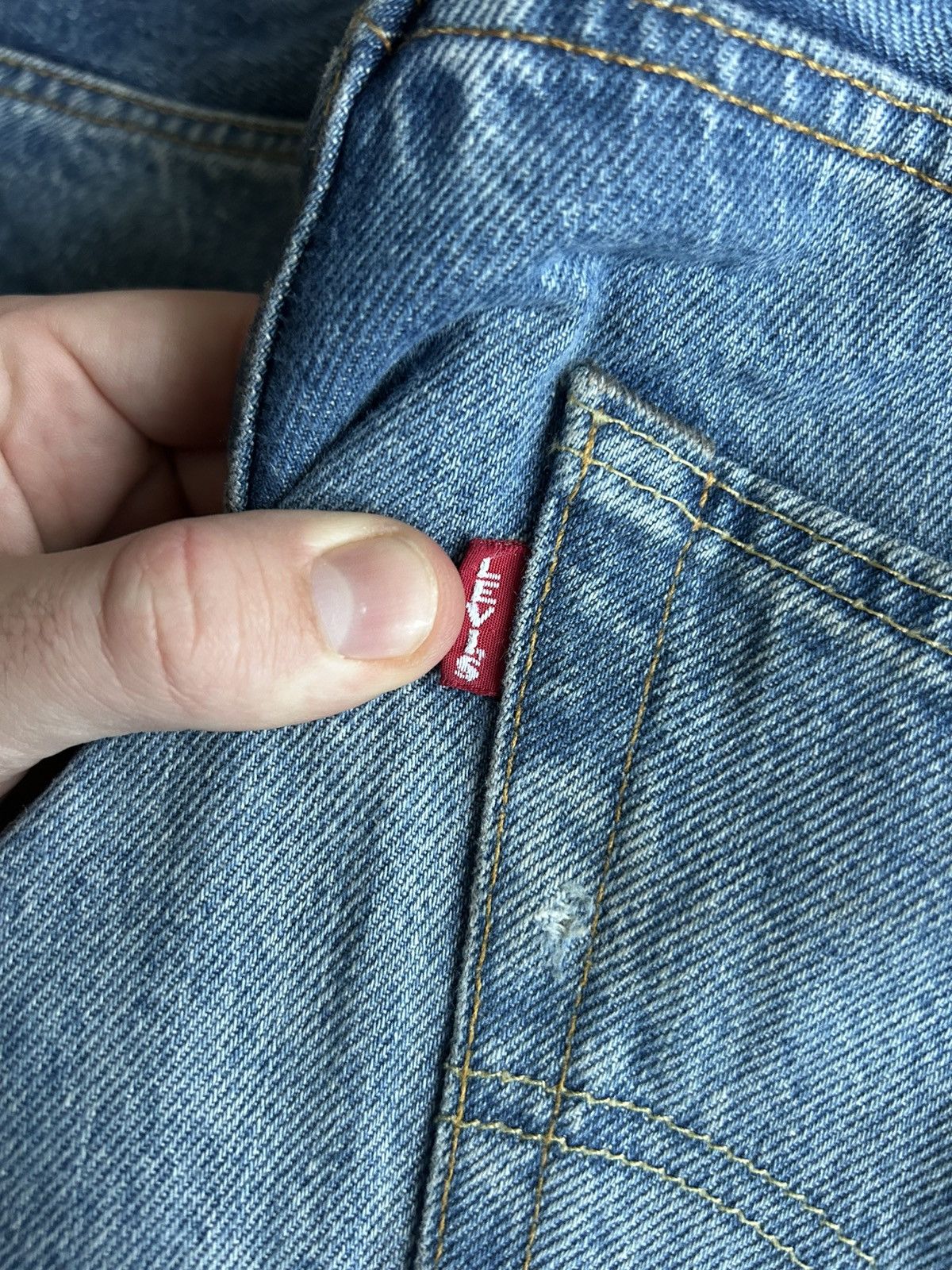 Levi's Vintage Levis 501 Premium Big E Jeans Thrashed Wash Size W32 Size US 32 / EU 48 - 7 Thumbnail