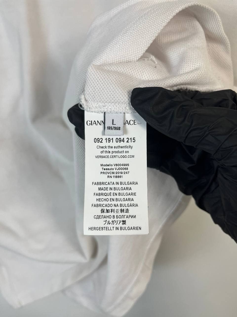 Versace Versace Collection Logo Embroidery Short Sleeve Polo Sz L Size US L / EU 52-54 / 3 - 6 Thumbnail