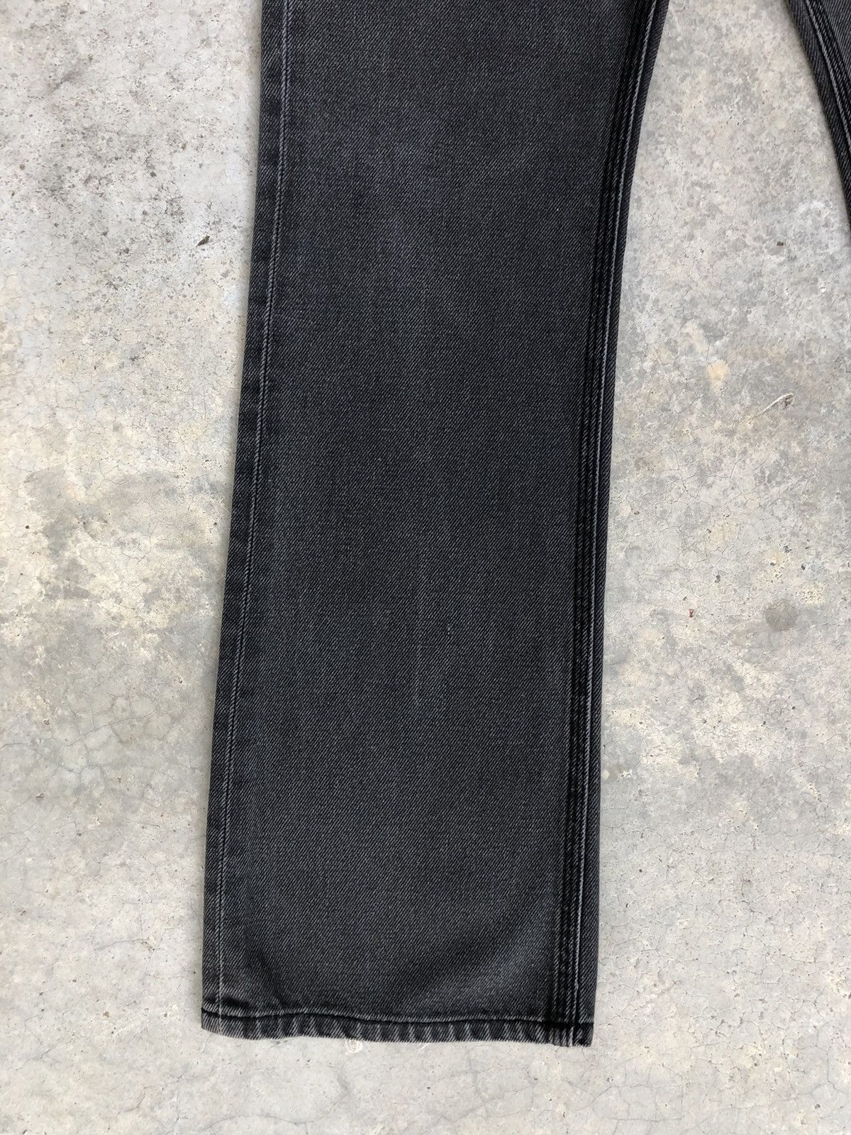 If Six Was Nine Japanese Blac Label Flared Jeans Embroidered logo Distressed Size US 33 - 4 Thumbnail
