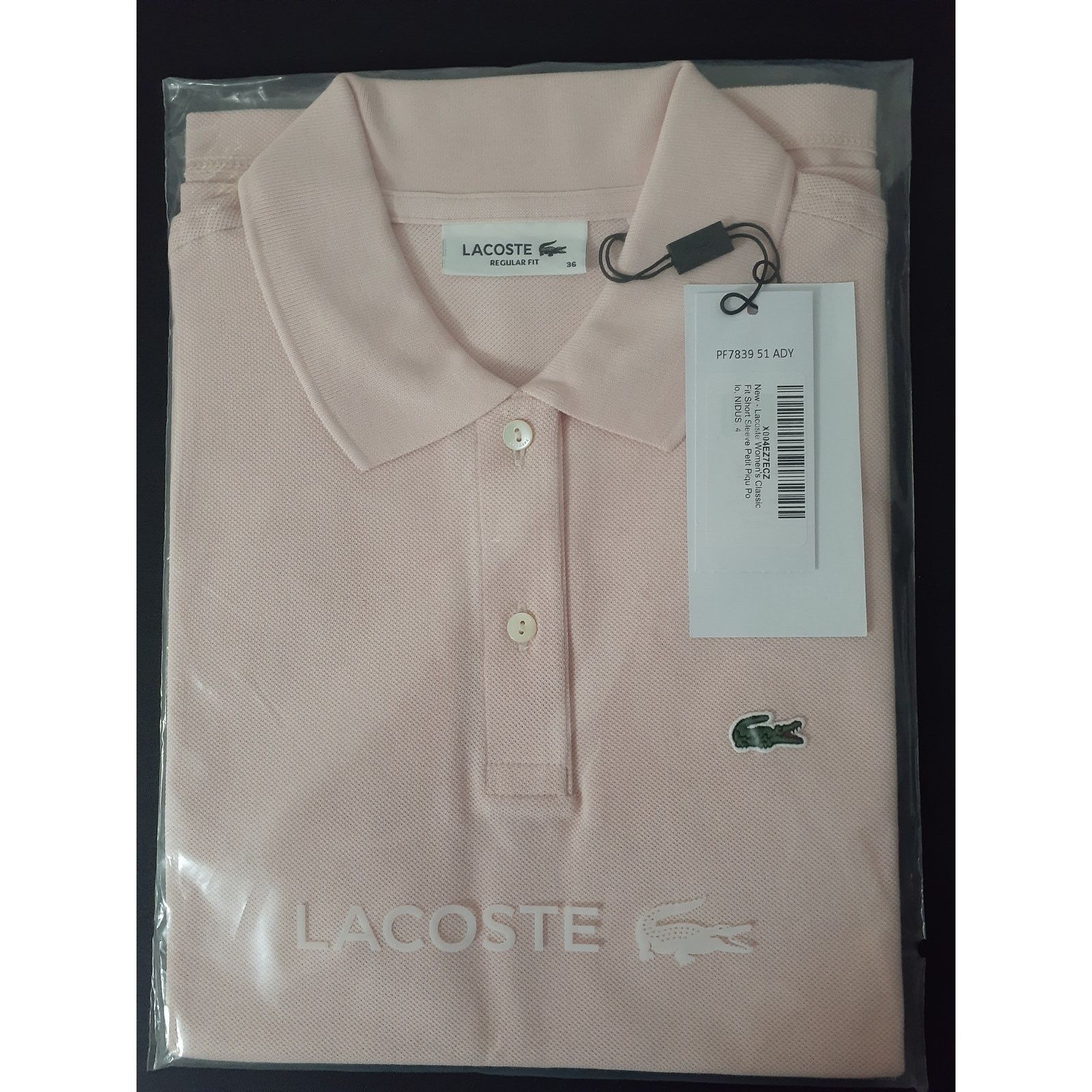 Lacoste Lacoste Women's Regular Fit Soft Cotton Petit Polo Nidus 4 Size S / US 4 / IT 40 - 2 Thumbnail