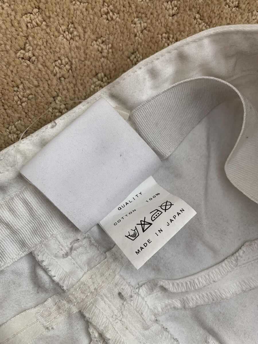 Julius Julius Ghost SS14 Asymmetrical Front Wrap Pants White Size US 31 - 8 Thumbnail