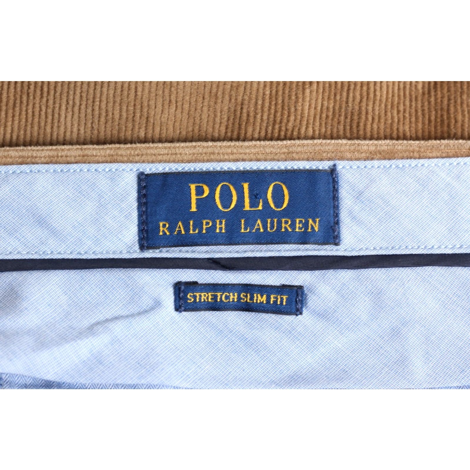Polo Ralph Lauren POLO RALPH LAUREN Corduroy Chino Pants Trousers Men Size 34 Stretch Slim Brown Casual Designer Trousers Mens Size US S / EU 44-46 / 1 - 6 Thumbnail