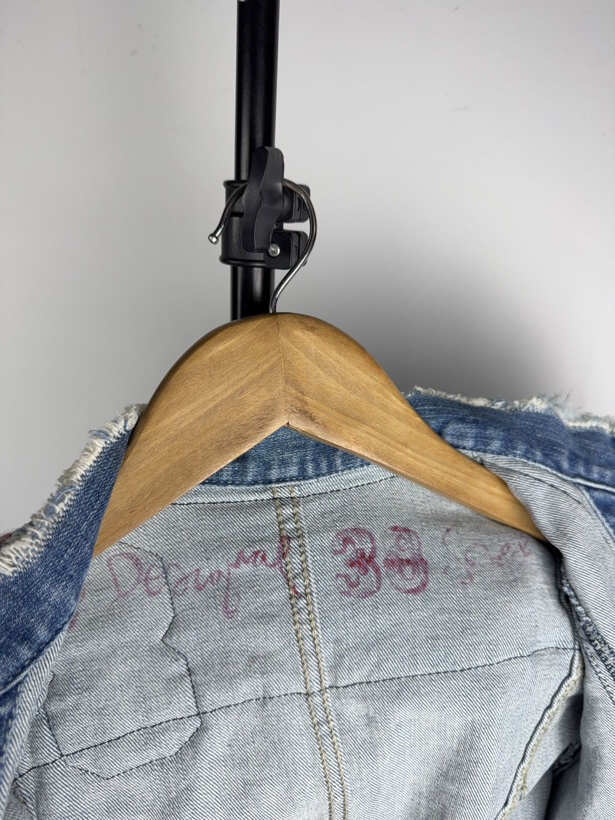 Desigual 00s Retro Desigual Patchwork Denim Cropped Jacket Y2K Size S / US 4 / IT 40 - 9 Thumbnail