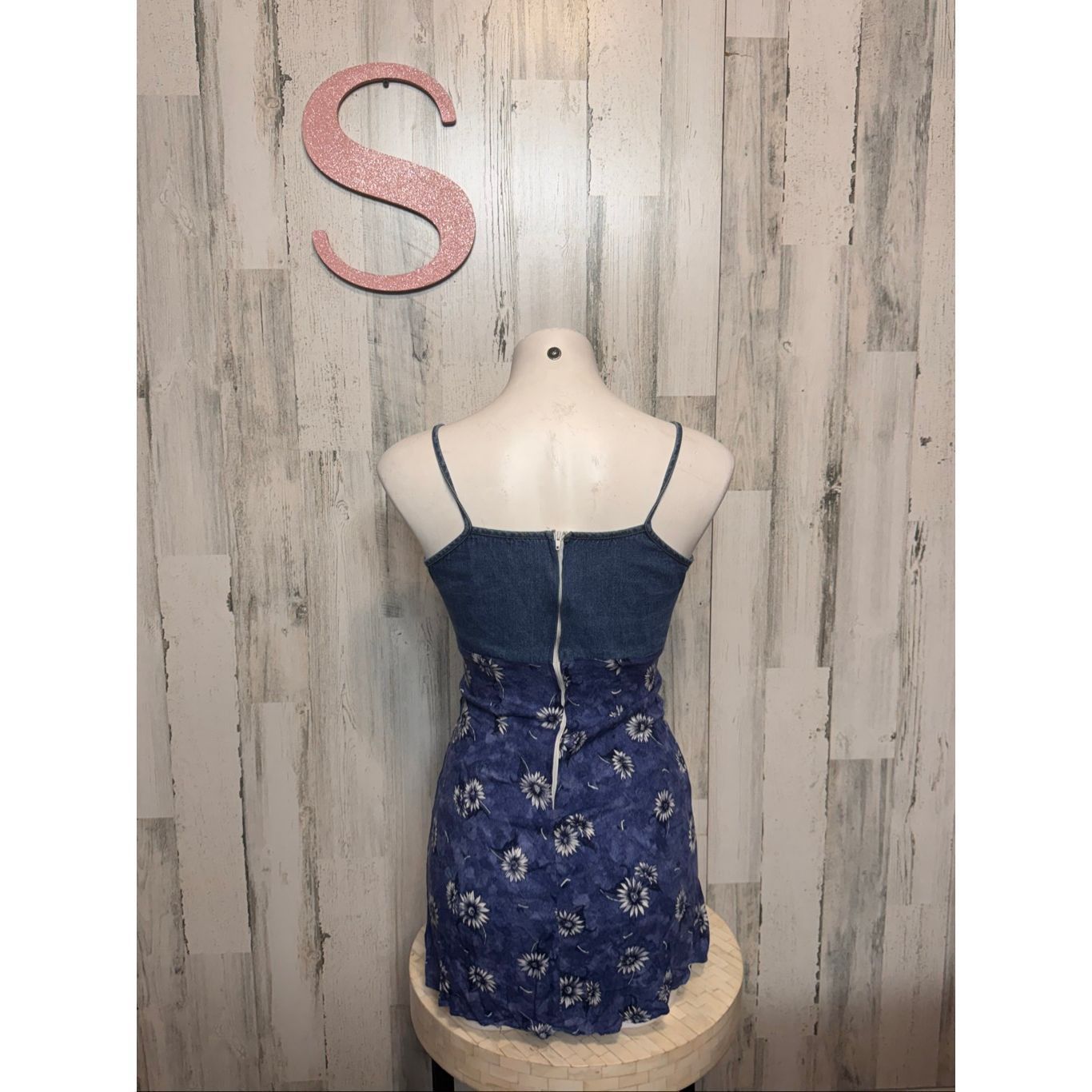 Other RB Basic Denim & Floral Sunflower Print Mini Dress Women’s S Size S / US 4 / IT 40 - 3 Thumbnail