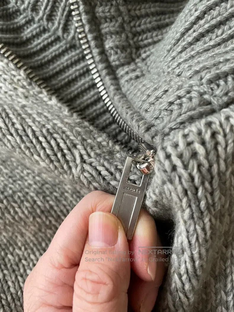 Hermes Hermes Gray Sweater Size XL / US 12-14 / IT 48-50 - 6 Thumbnail
