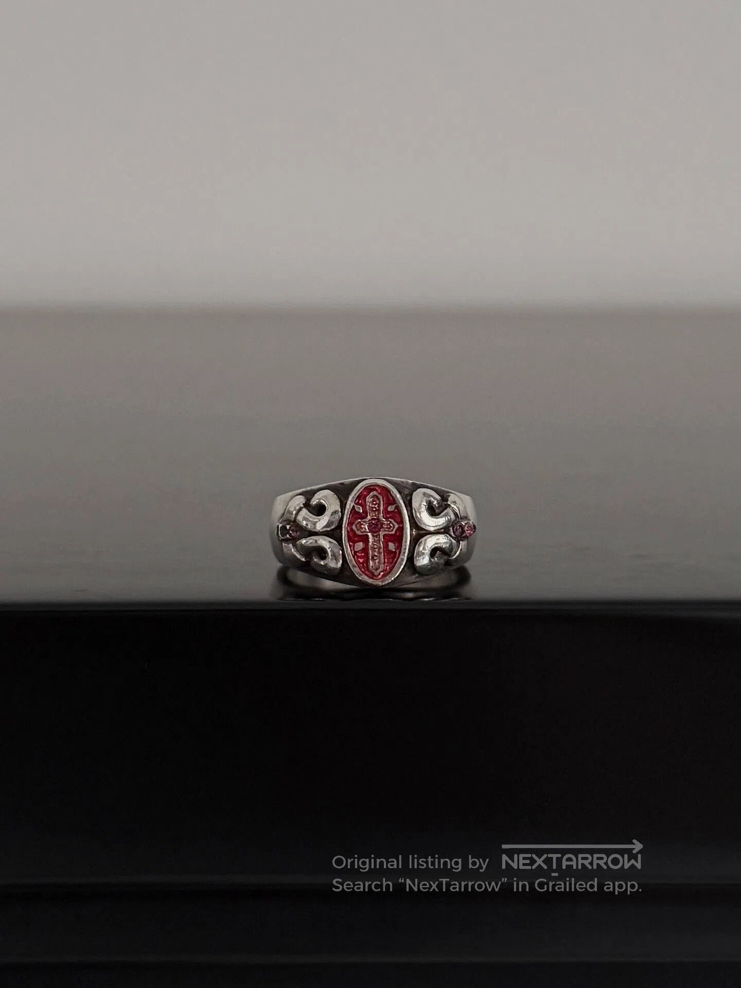 Jean Paul Gaultier Jean Paul Gaultier Archive Silver925 Cross Ring. Size ONE SIZE - 6 Thumbnail
