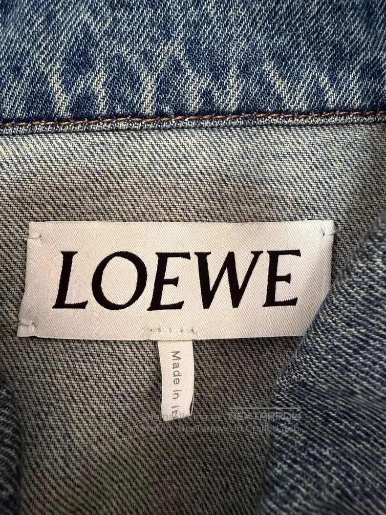 Loewe Loewe FW23 Logo Letter Embroidered Casual Denim Jacket, Me Size US S / EU 44-46 / 1 - 2 Thumbnail