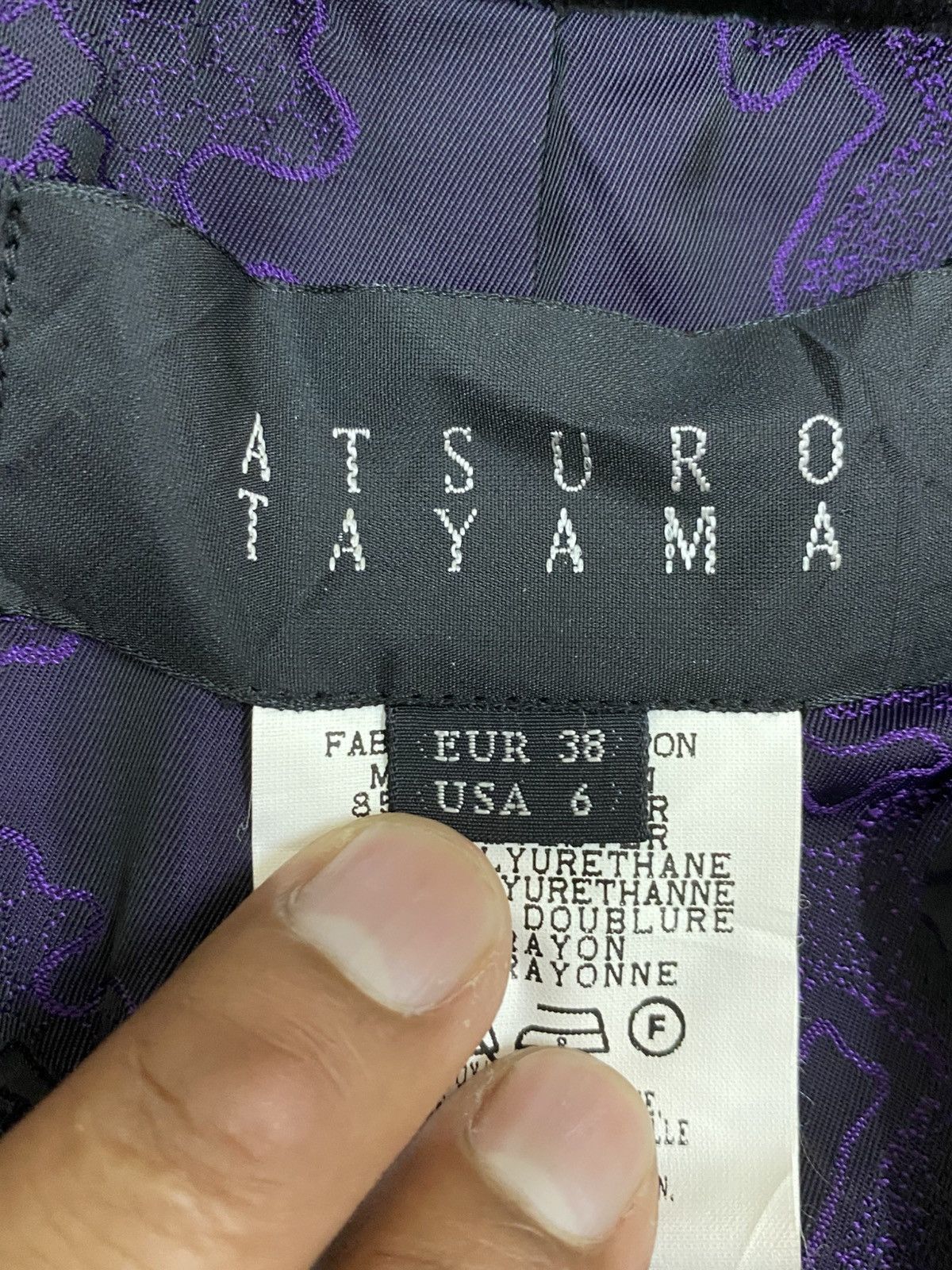 Japanese Brand Atsuro Tayama Velvet Jacket Black Size US S / EU 44-46 / 1 - 10 Thumbnail