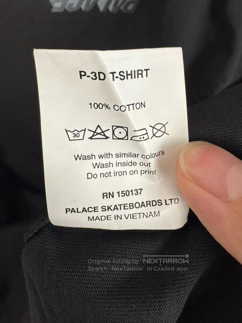 Paly Hollywood Palace Black Logo Print Short Sleeve T. Size US L / EU 52-54 / 3 - 6 Thumbnail