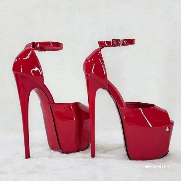 Juicy 15 Red Patent Slim 7