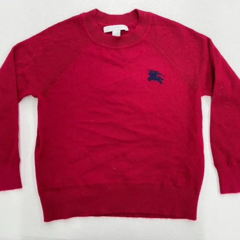 Burberry Red Cashmere Women’s Sweater