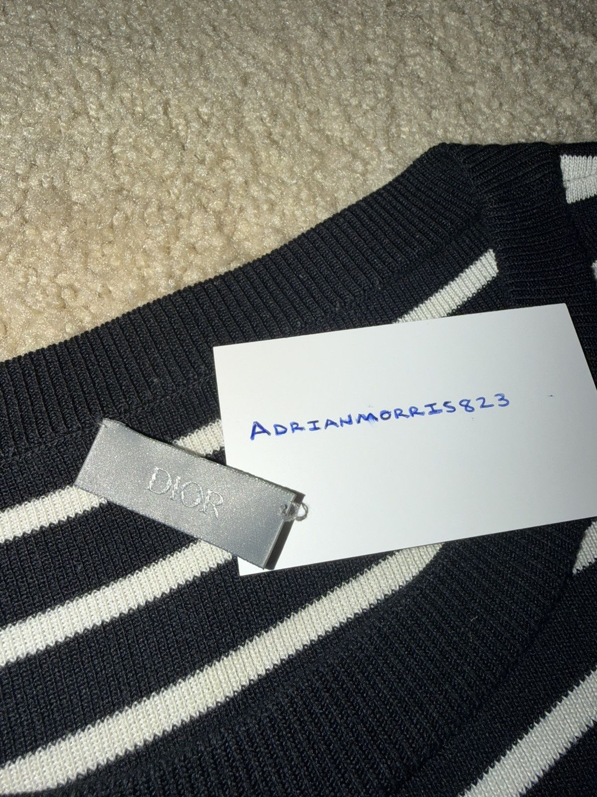 Dior Dior striped shirt size M Size US M / EU 48-50 / 2 - 4 Thumbnail