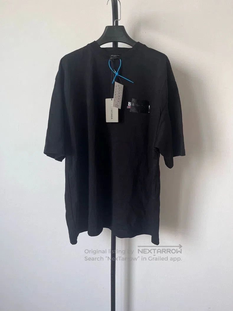 Balenciaga Solid Logo Print Short Sleeve T-shirt.