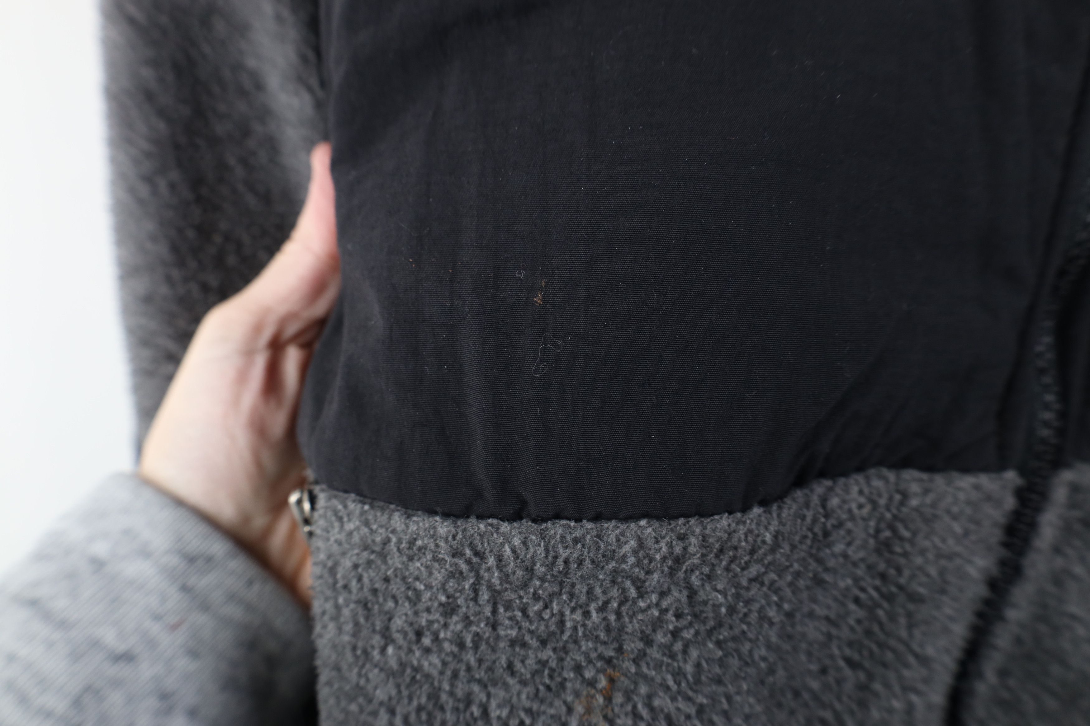 The North Face Vintage 90s The North Face Denali Fleece Jacket Gray Black Size US L / EU 52-54 / 3 - 5 Thumbnail